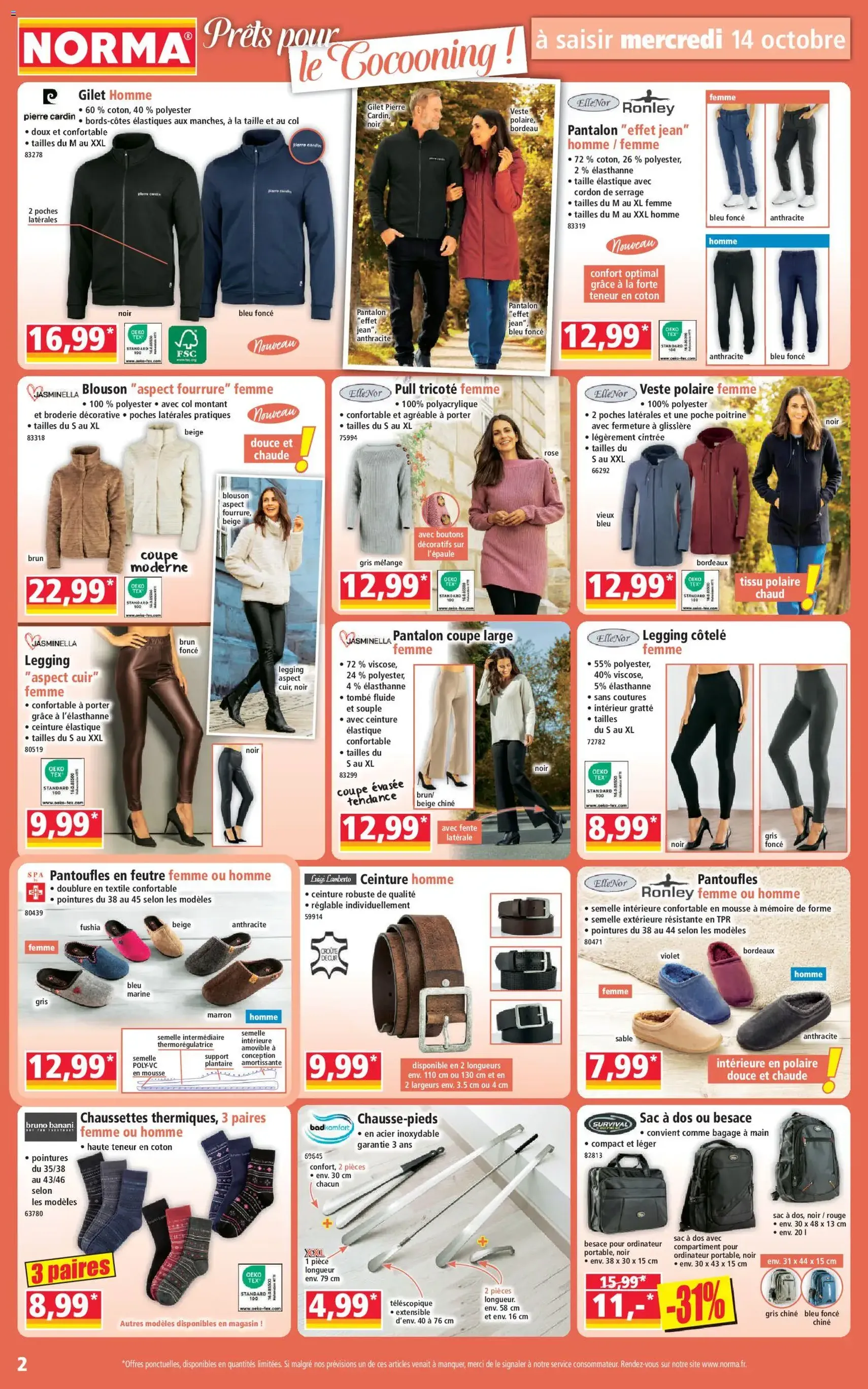 Norma catalogue - brochure valable à partir du 14/10/2026, page 2 sur 14