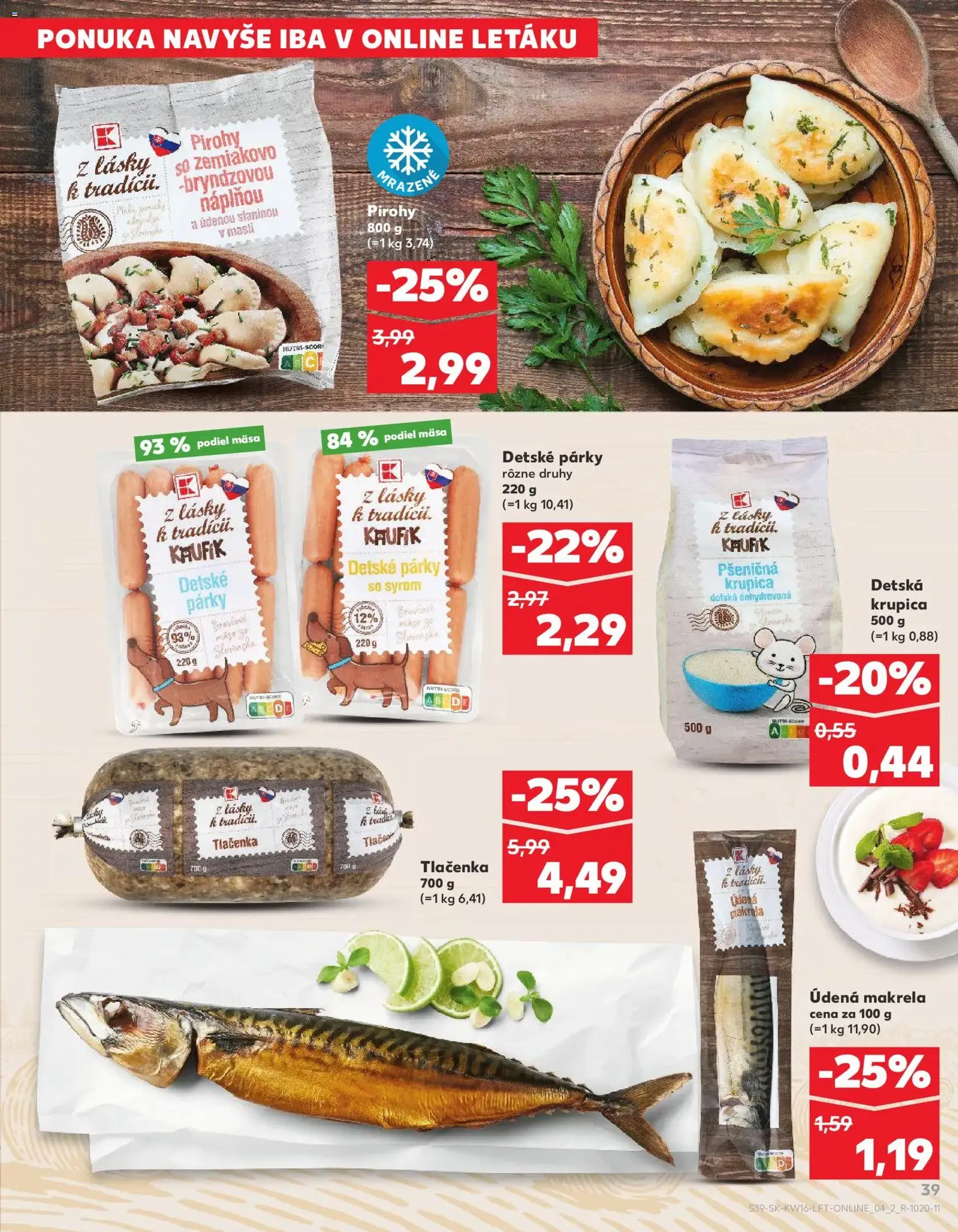 Kaufland leták - platný leták od 16.04.2026 strana 39 z 76