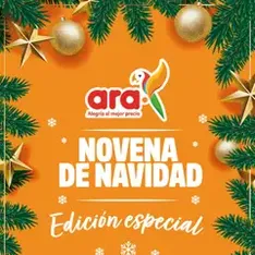 Vista previa del folleto Ara - Novena Navidad Ara - Tiendas ara válido desde 17/12/2025