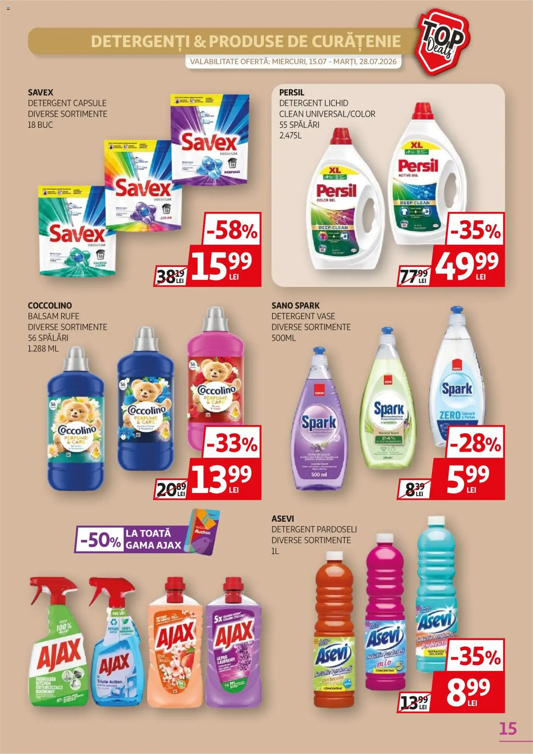 Auchan Catalog - cataloage valabile începând cu 15.07.2026 pagina 15 din 40