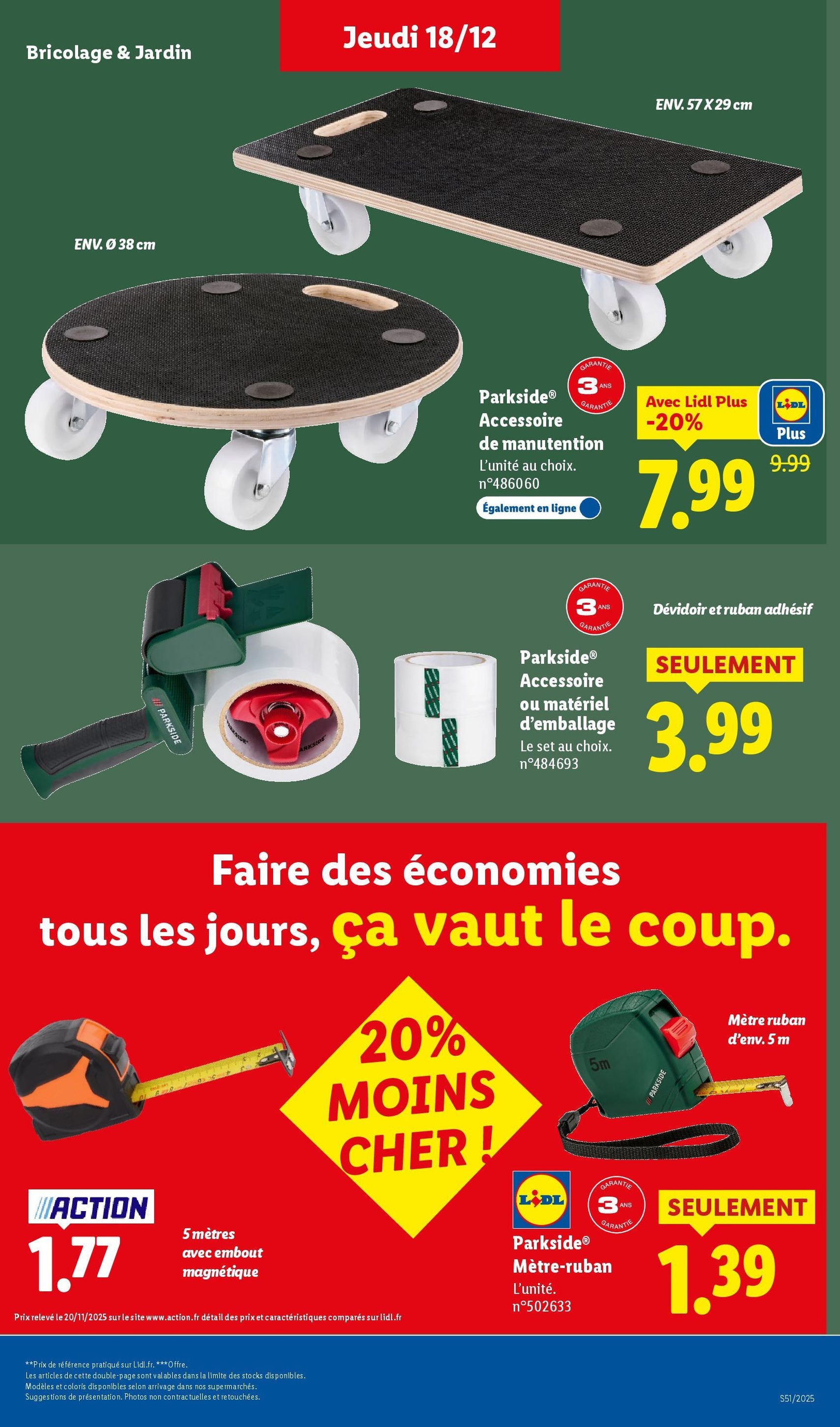 LIDL catalogue semaine 51 - brochure valable à partir du 18/12/2025, page 49 sur 87