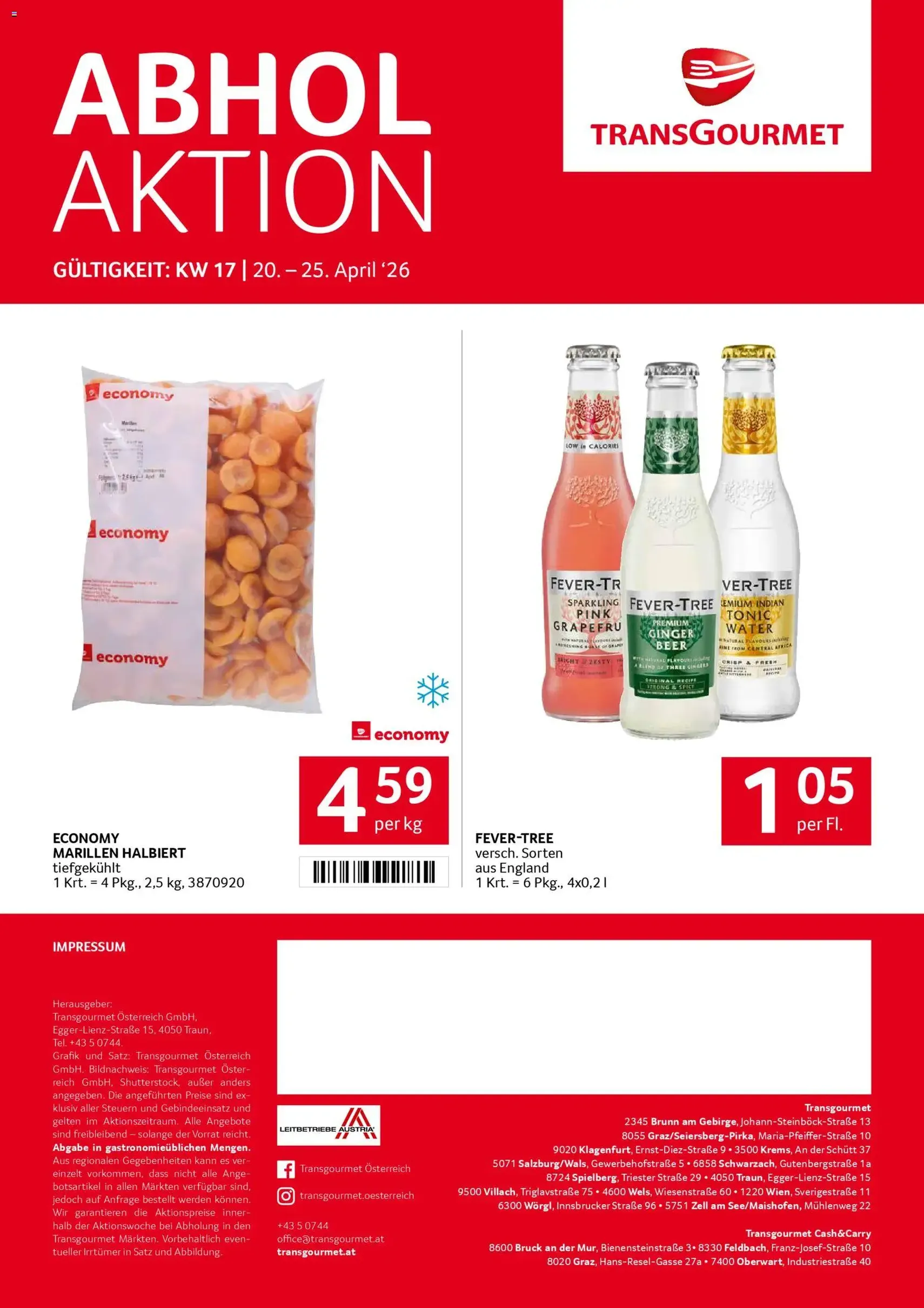 Transgourmet Flugblatt - Gültiger Prospekt ab 20.04.2026, Seite 32 von insgesamt 32