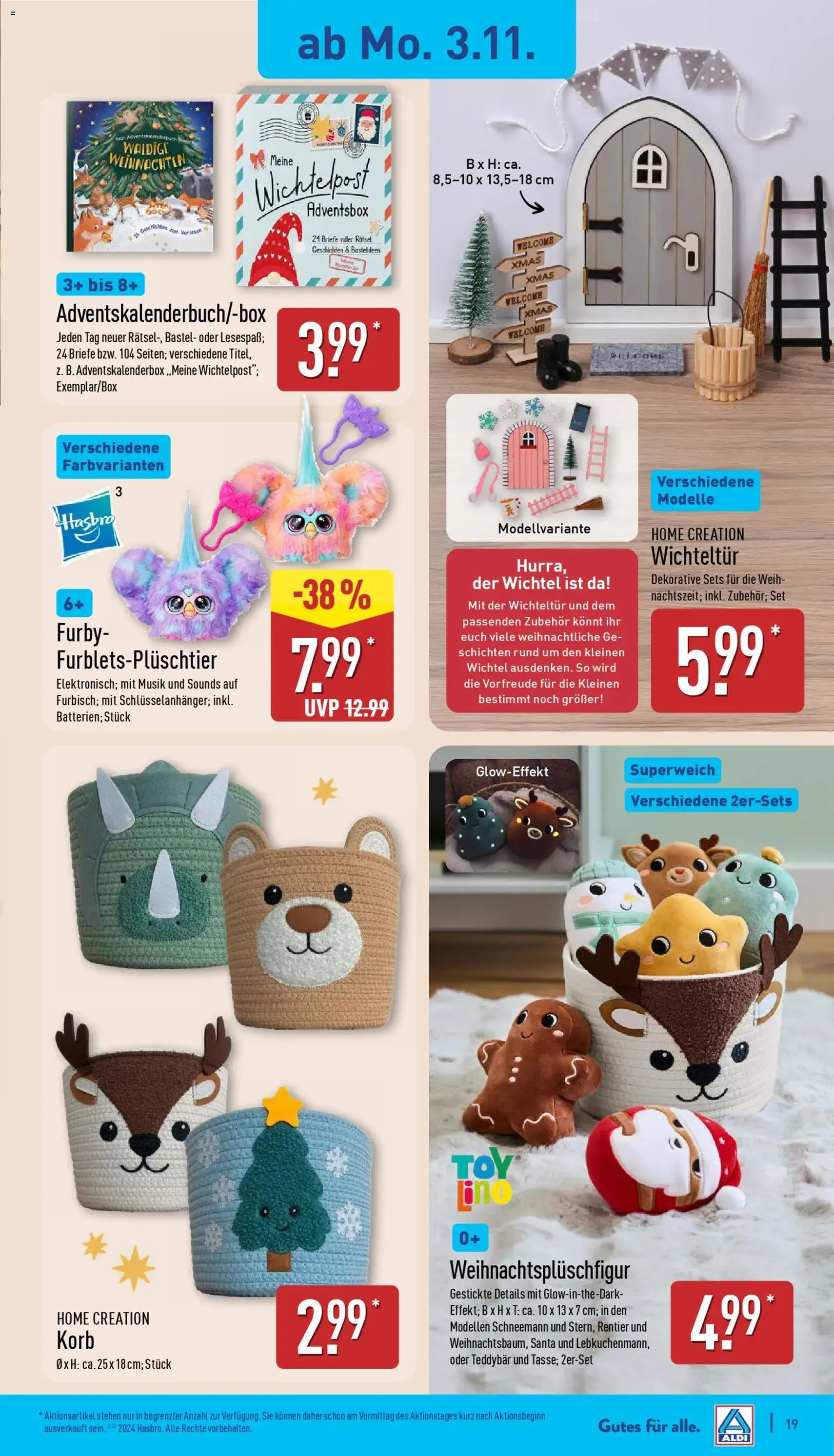 Aldi Prospekt - Gültiger Prospekt ab 03.11.2025, Seite 19 von insgesamt 48 Aldi Prospekt - Gültiger Prospekt ab 03.11.2025, Seite 19 von insgesamt 48