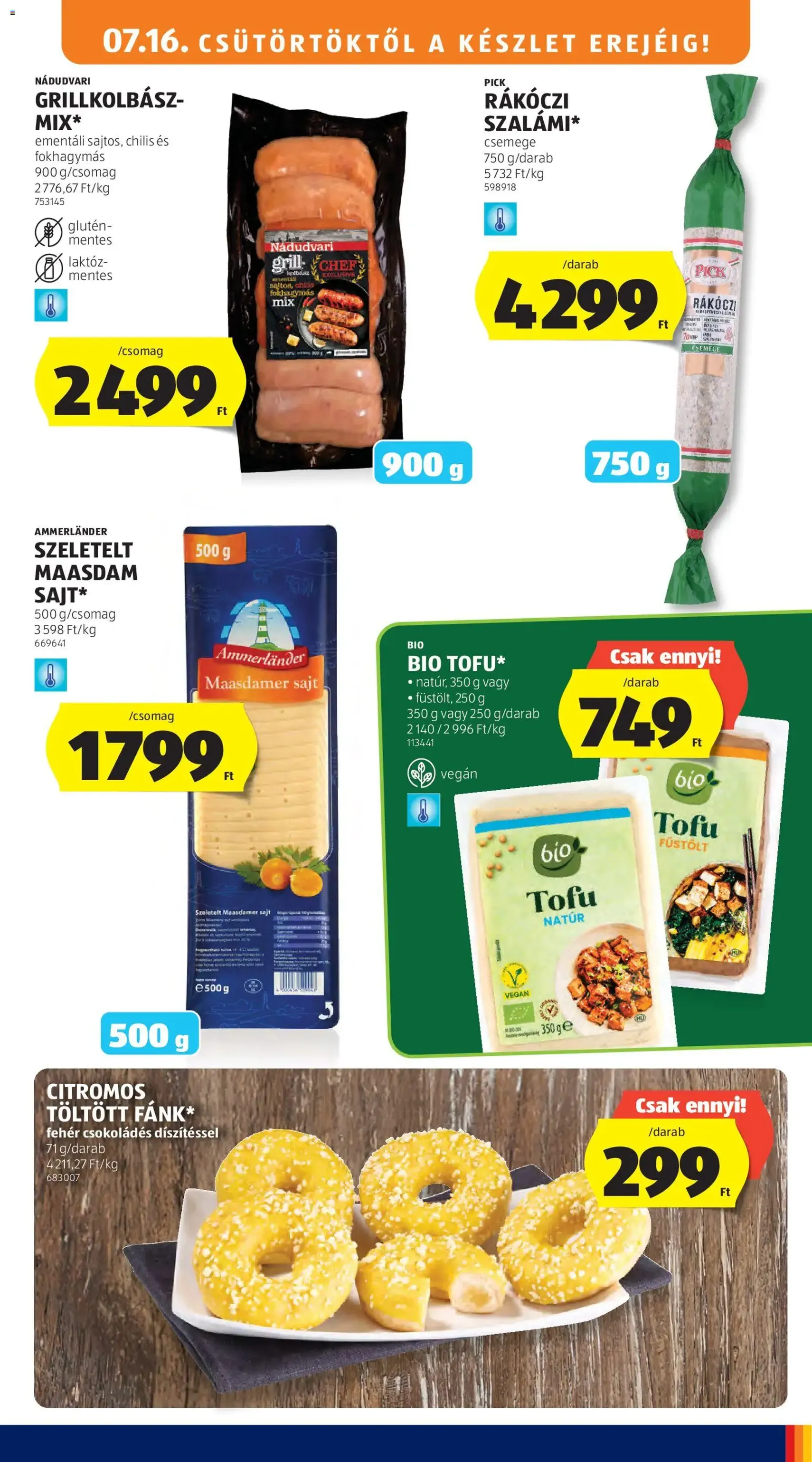 Aldi akciós újság - 2026.07.16. érvényes szórólap 13 oldal 38 oldalból