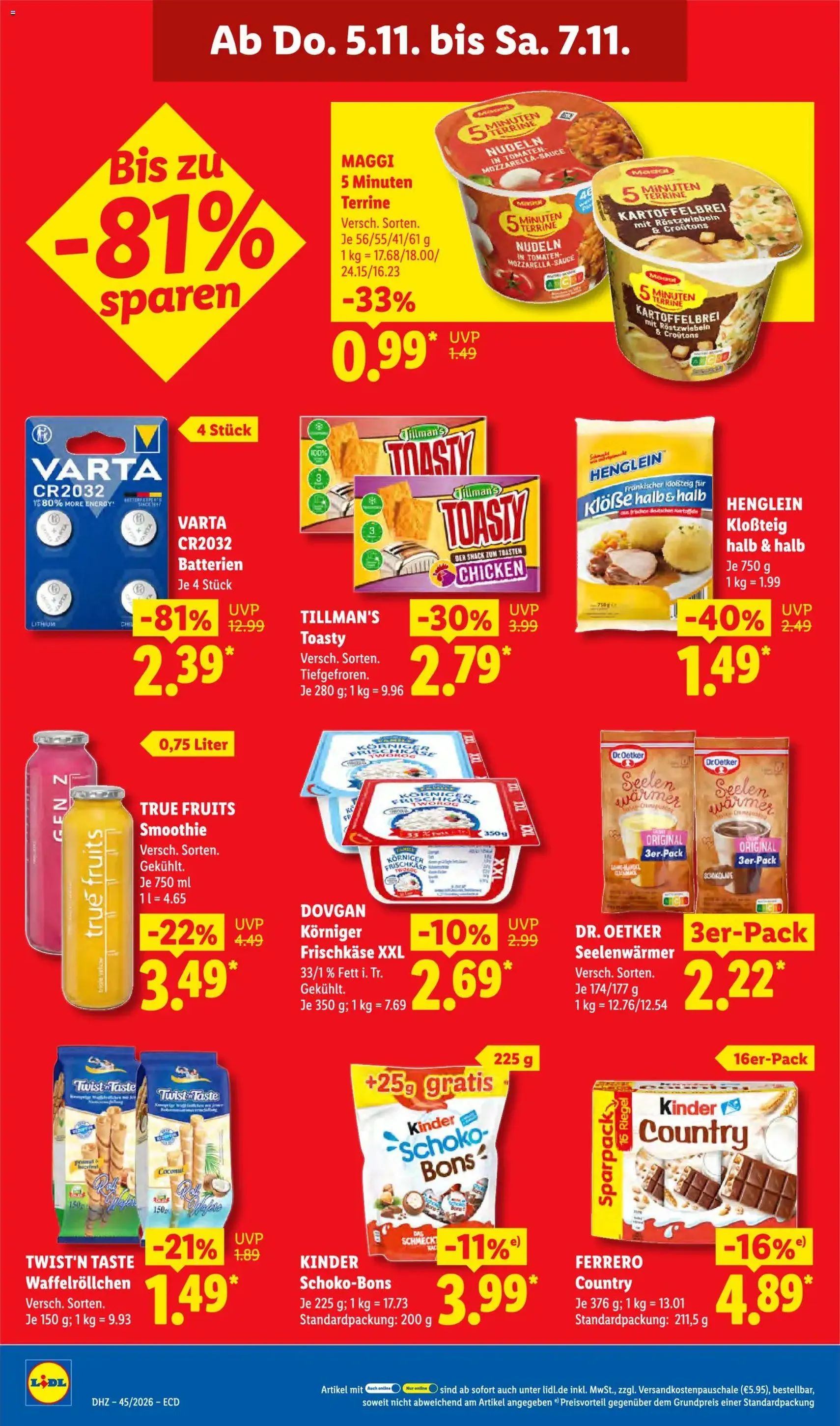Lidl Prospekt - Gültiger Prospekt ab 02.11.2026, Seite 64 von insgesamt 75
