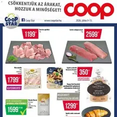 COOP akciós újság - szórólap előnézete érvényes 2026.07.09. -tól
