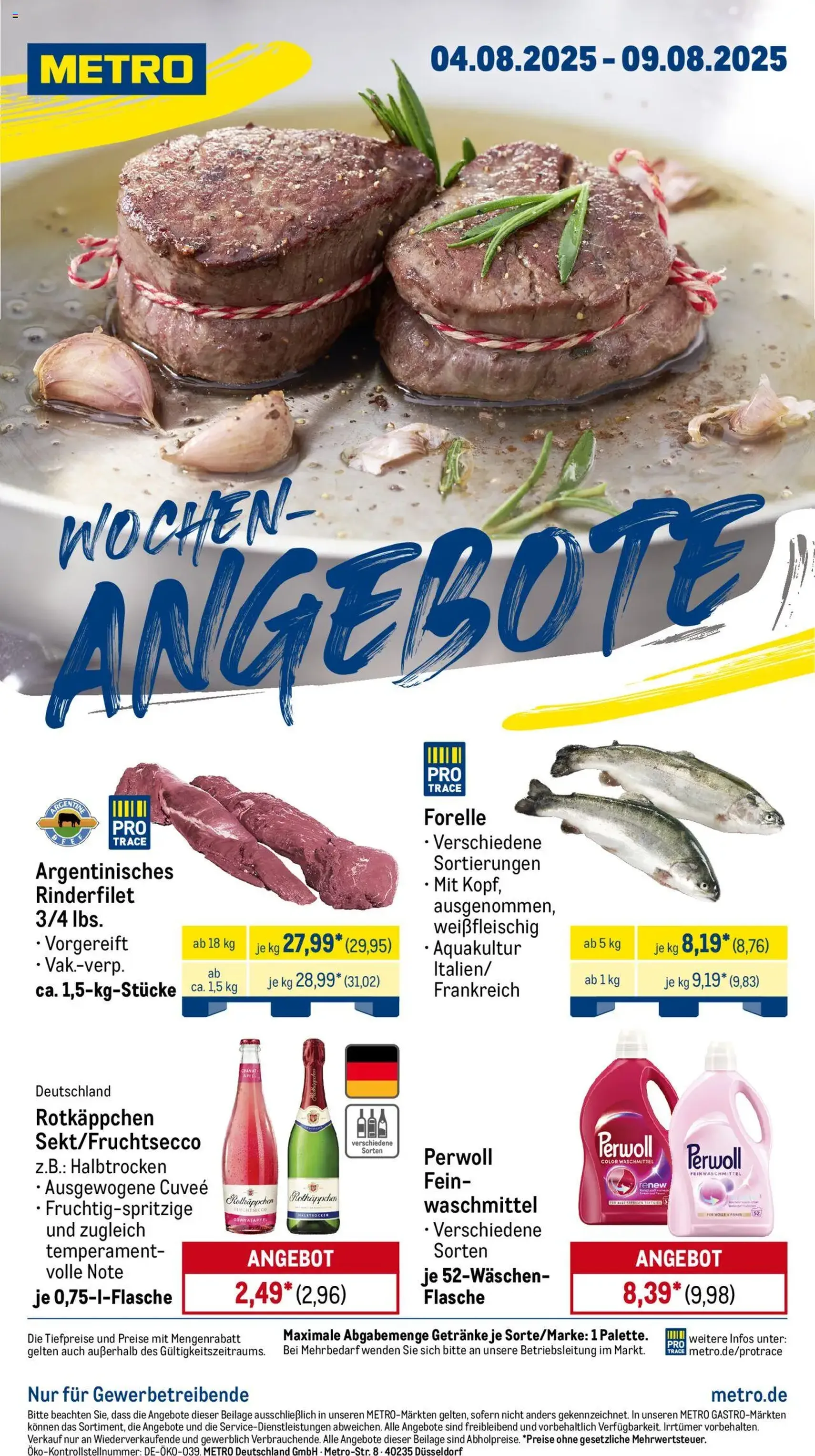 Metro Prospekt - Gültiger Prospekt ab 04.08.2025, Seite 1 von insgesamt 26
