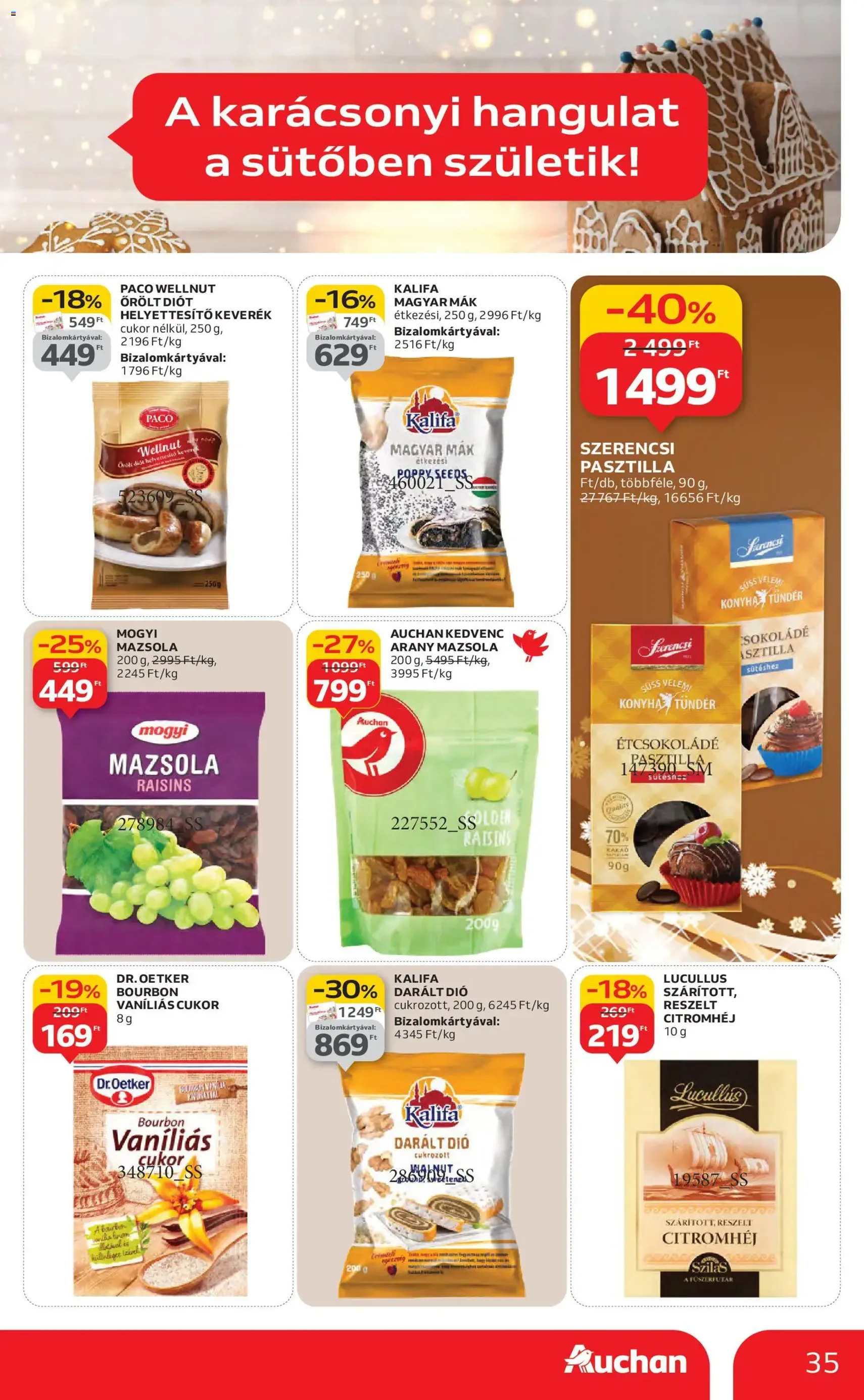 Auchan Akciós újság - 2025.11.27. érvényes szórólap 35 oldal 82 oldalból