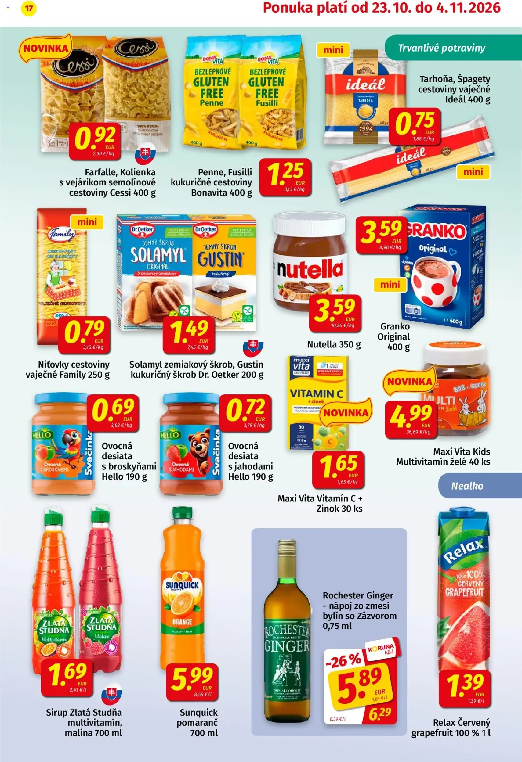 Koruna leták - platný leták od 23.10.2026 strana 17 z 24
