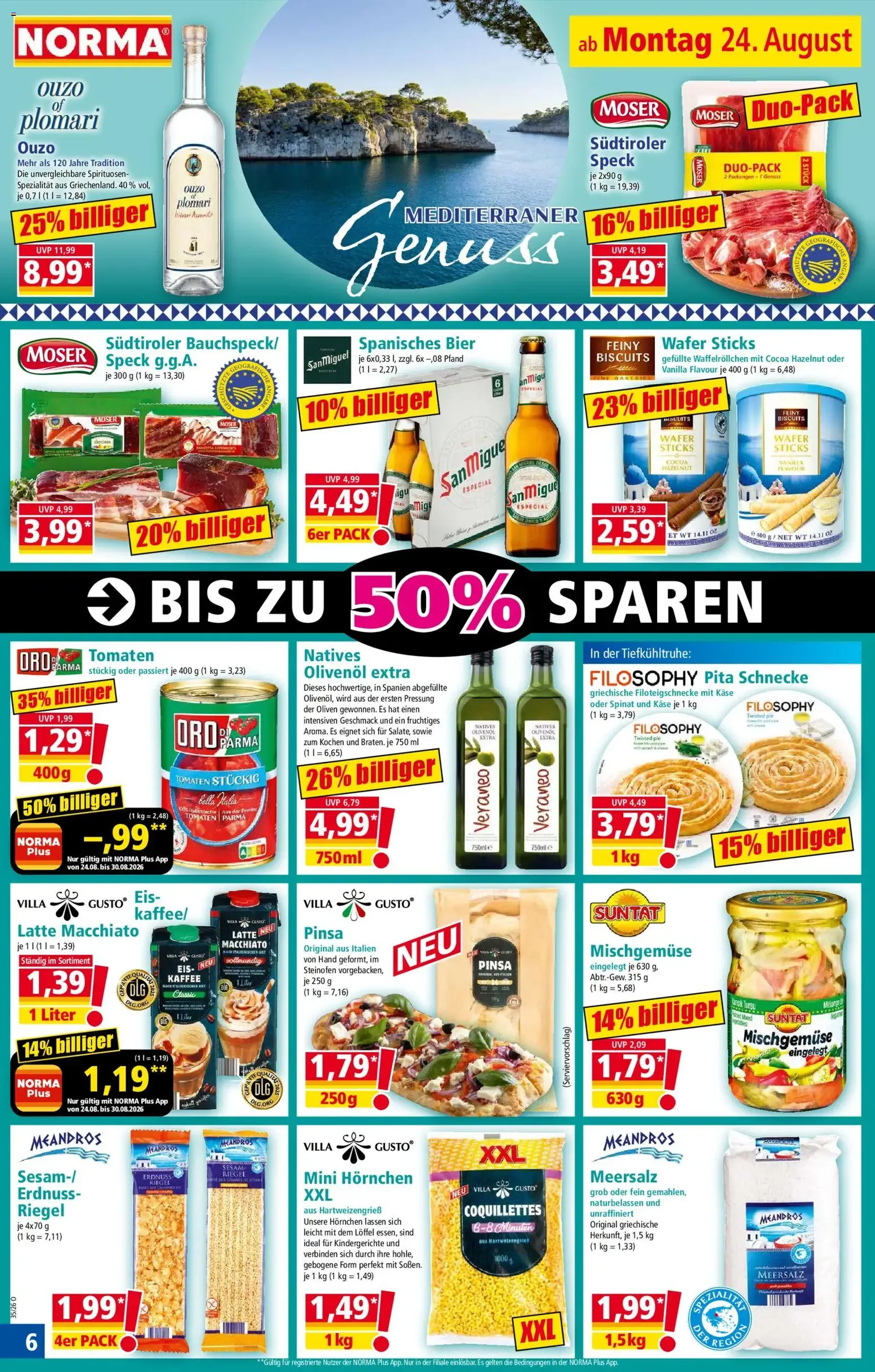 Norma Prospekt - Gültiger Prospekt ab 24.08.2026, Seite 6 von insgesamt 28