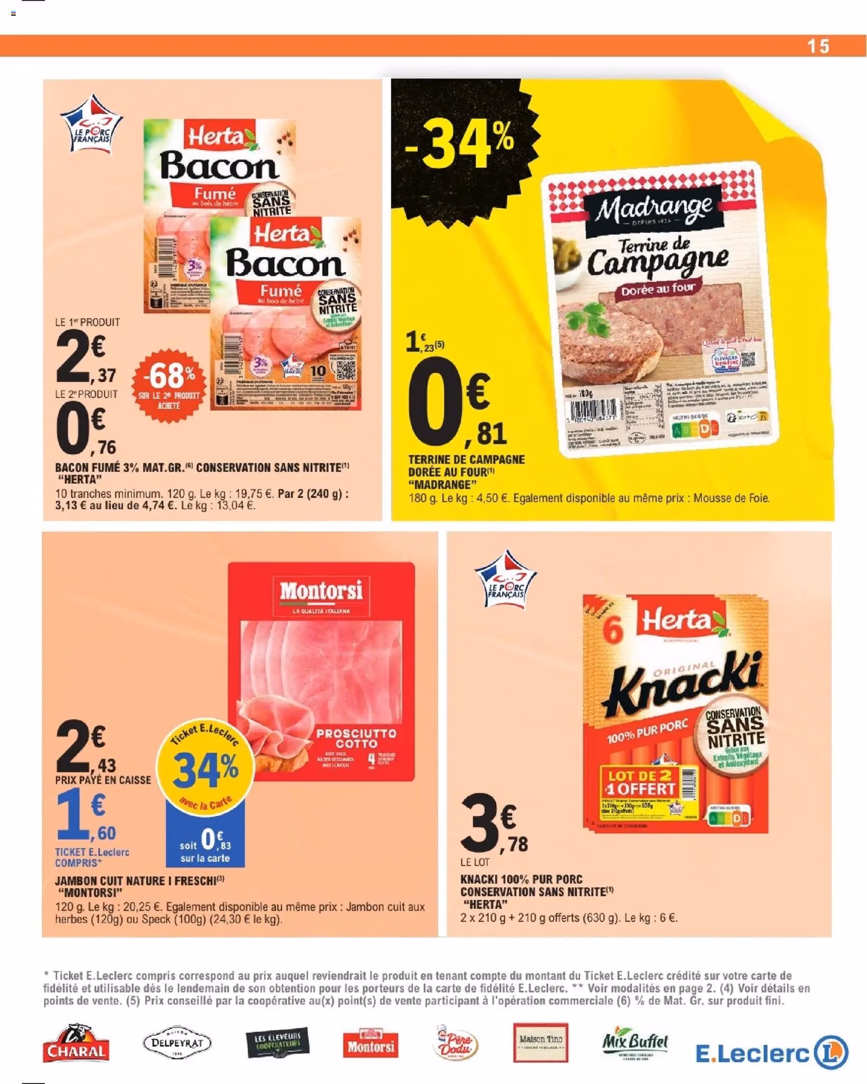 E.Leclerc catalogue de la semaine 16 - brochure valable à partir du 14/04/2026, page 15 sur 56