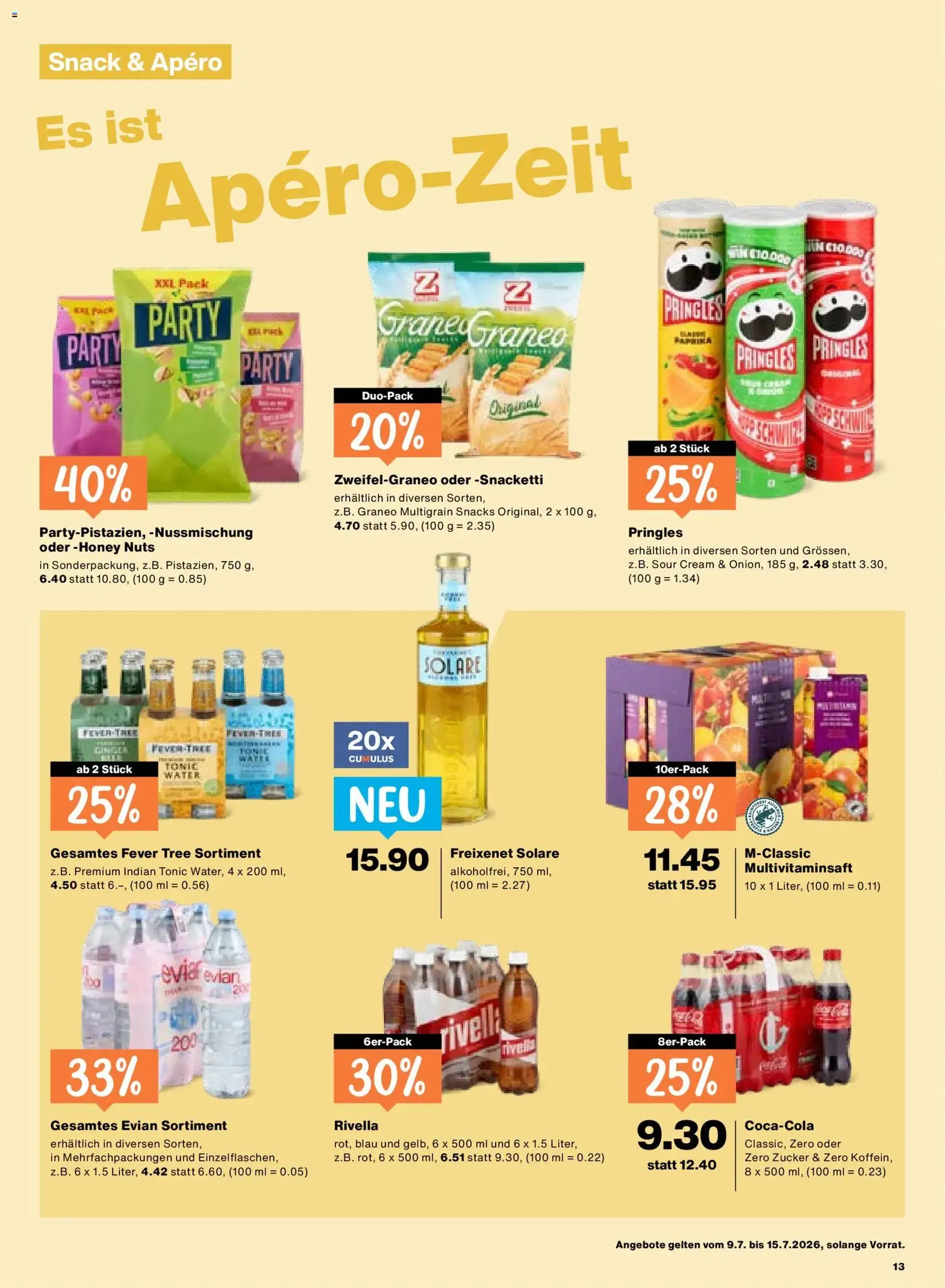 Migros aktionen - Gültiger Prospekt ab 09.07.2026, Seite 13 von insgesamt 20
