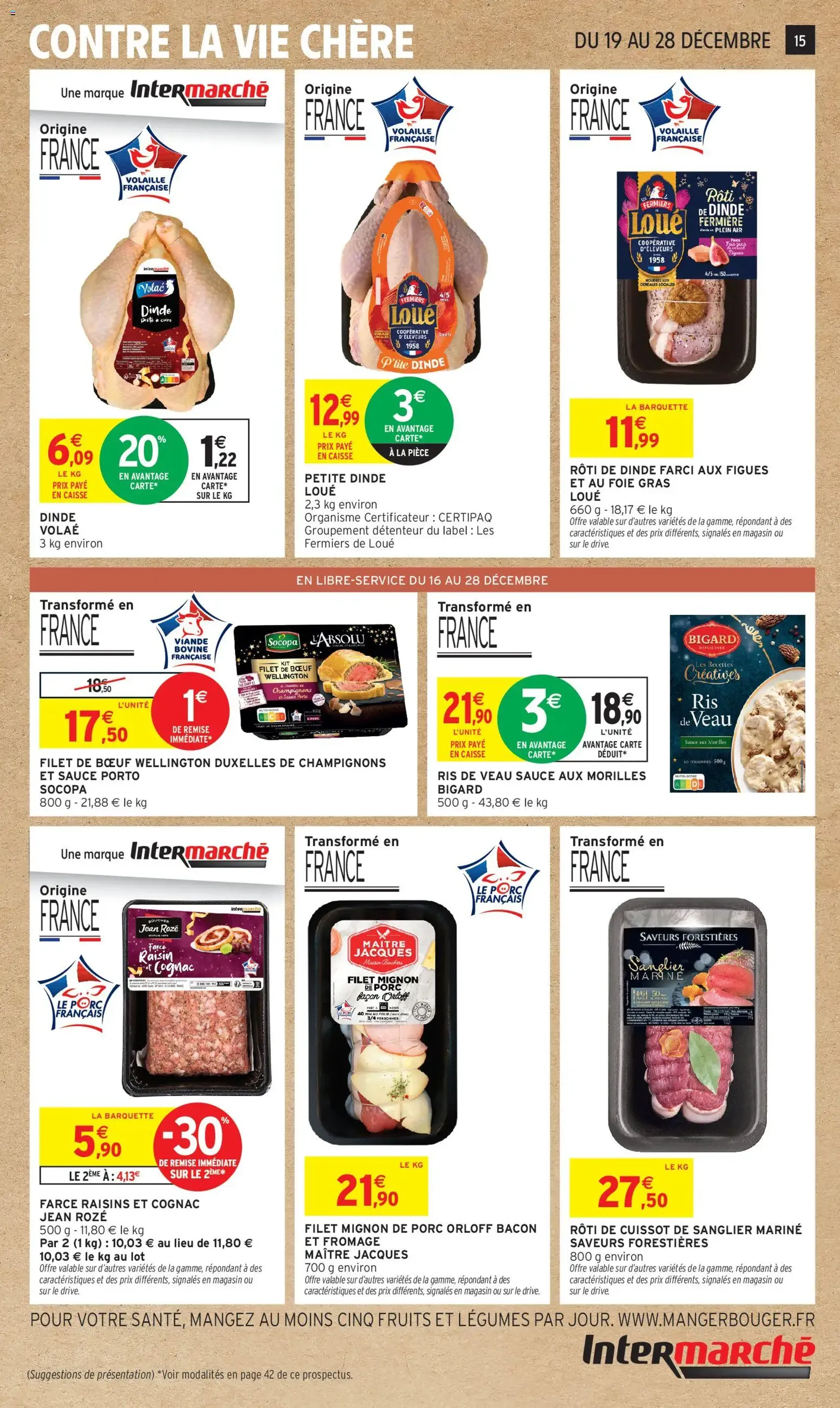 Intermarché catalogue semaine 51 - brochure valable à partir du 16/12/2025, page 15 sur 48