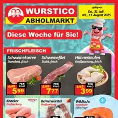 Wurstico Abholmarkt Flugblatt - Prospekt Vorschau gültig ab 31.07.2025