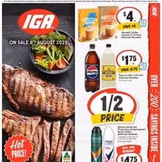 IGA Catalogue VIC - Flyer preview valid from 06/08/2025