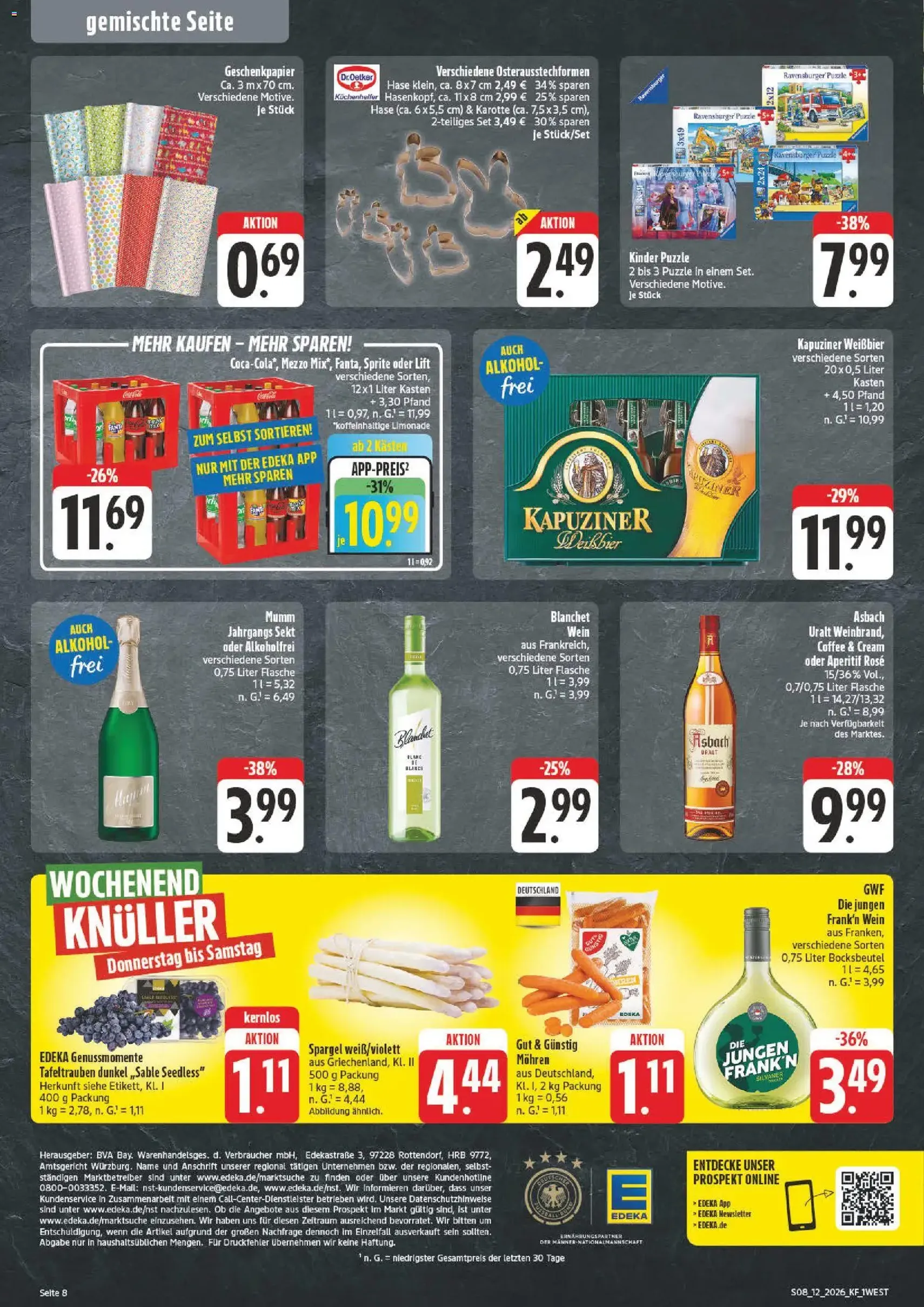 Nah & gut Prospekt - Gültiger Prospekt ab 16.03.2026, Seite 8 von insgesamt 8