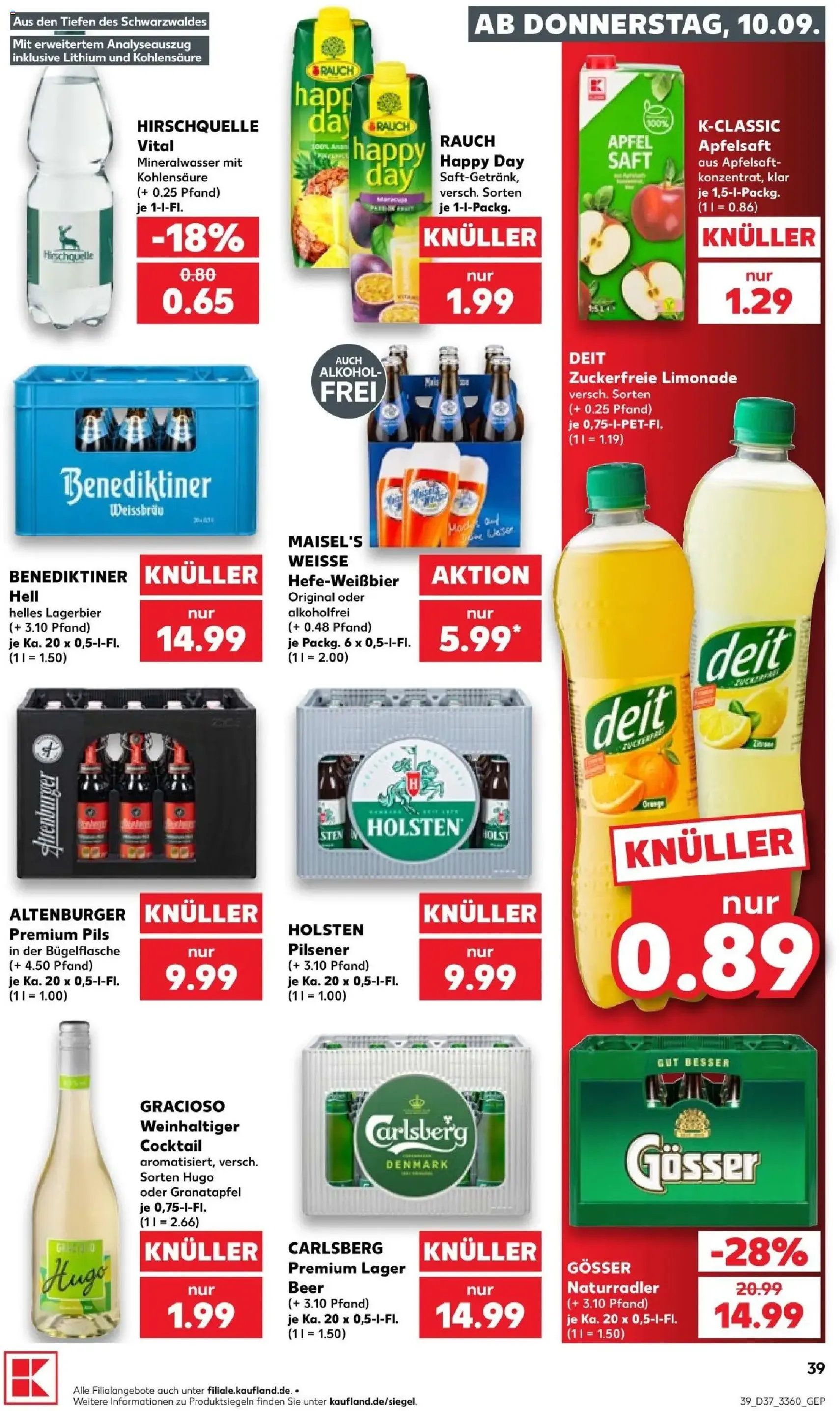 Kaufland Prospekt - Gültiger Prospekt ab 10.09.2026, Seite 39 von insgesamt 66
