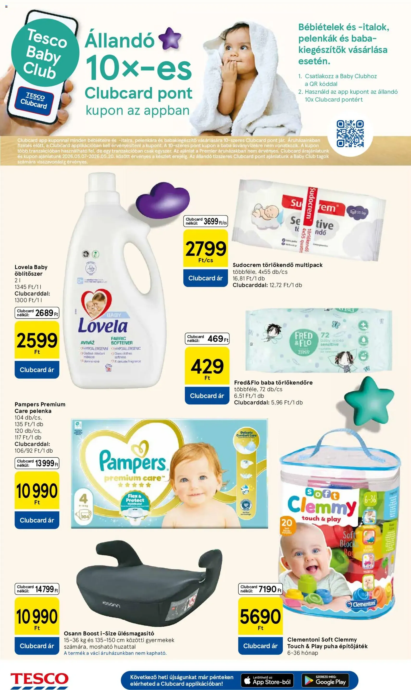 Tesco aktuális akciós újság - 2026.05.07. érvényes szórólap 16 oldal 36 oldalból