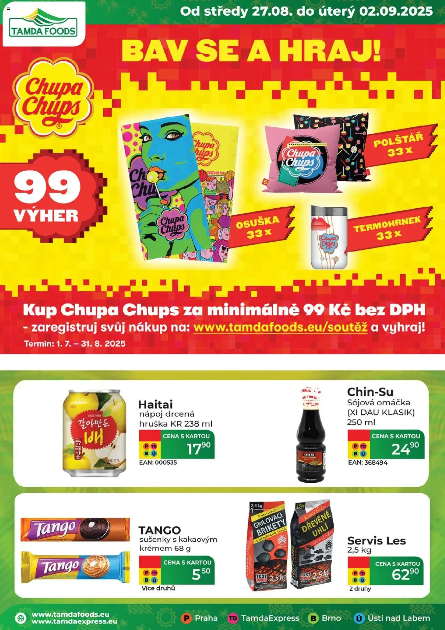 Tamda Foods leták - platný leták od 27.08.2025 strana 1 z 52