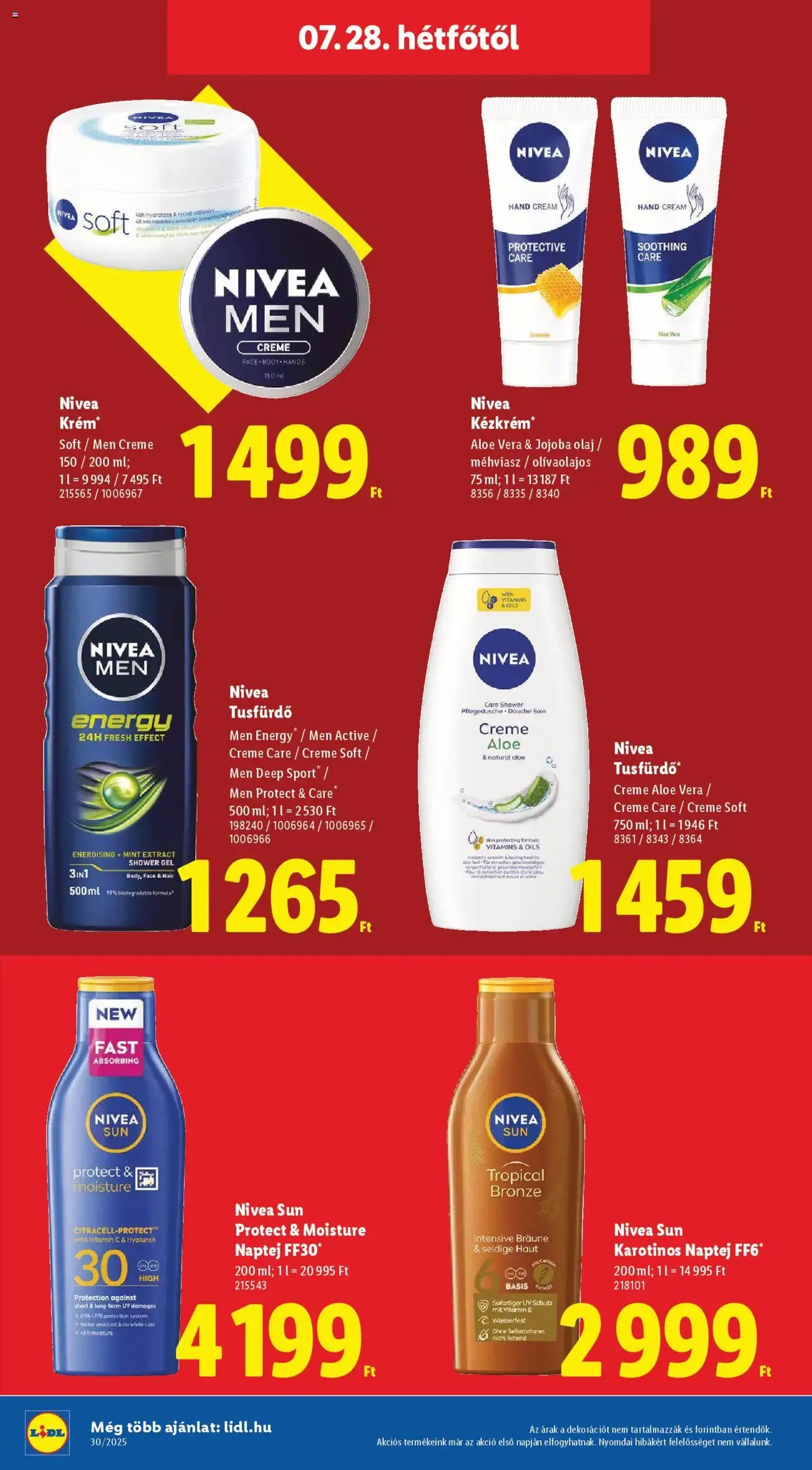 Lidl Akciós újság - 2025.07.24. érvényes szórólap 58 oldal 62 oldalból Lidl Akciós újság - 2025.07.24. érvényes szórólap 58 oldal 62 oldalból
