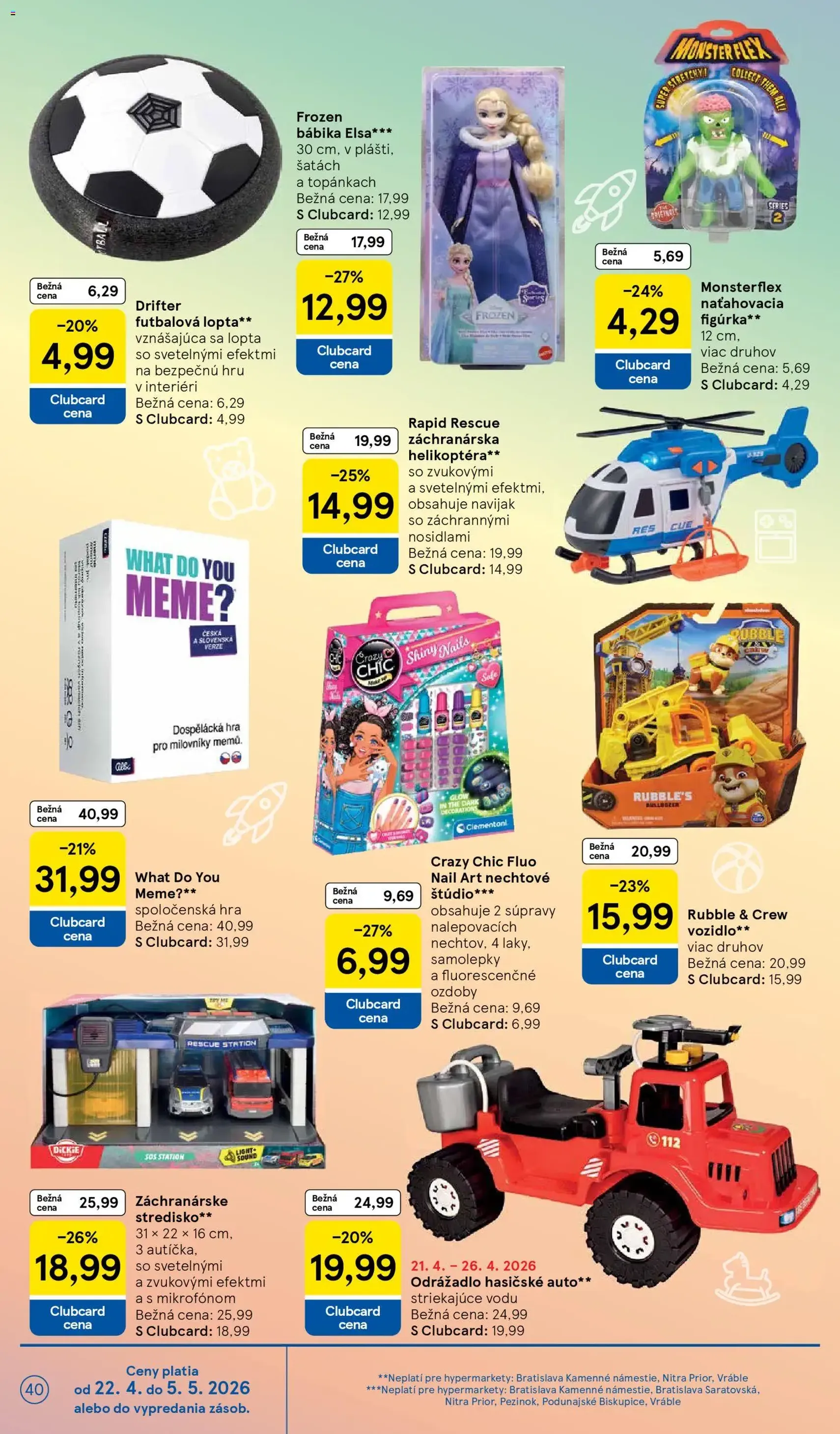 Tesco Hypermarket - leták - platný leták od 22.04.2026 strana 40 z 45