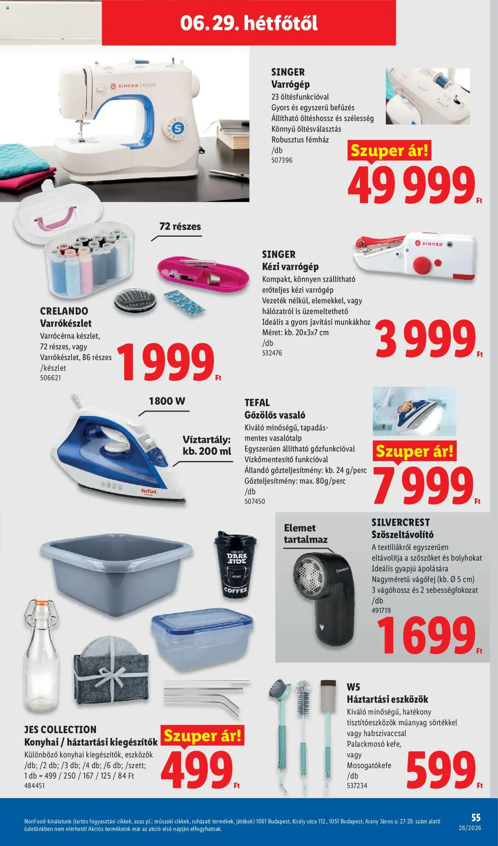 Lidl akciós újság - 2026.06.25. érvényes szórólap 55 oldal 74 oldalból