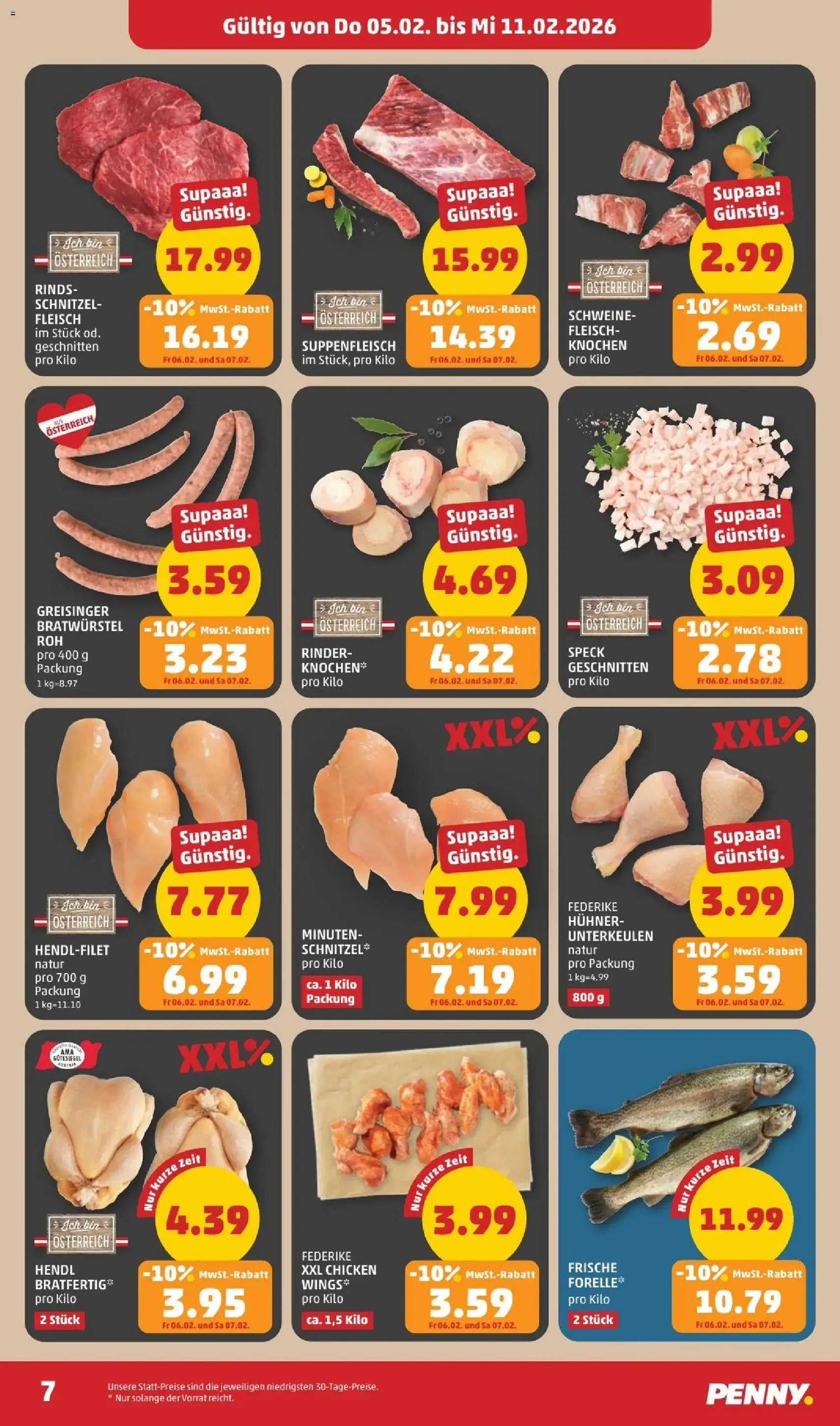 Penny Markt Flugblatt - Gültiger Prospekt ab 05.02.2026, Seite 7 von insgesamt 32