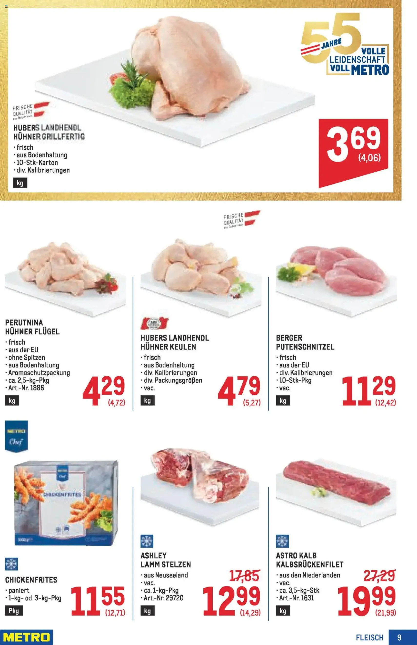 Metro angebote Profi - Gültiger Prospekt ab 16.04.2026, Seite 9 von insgesamt 64