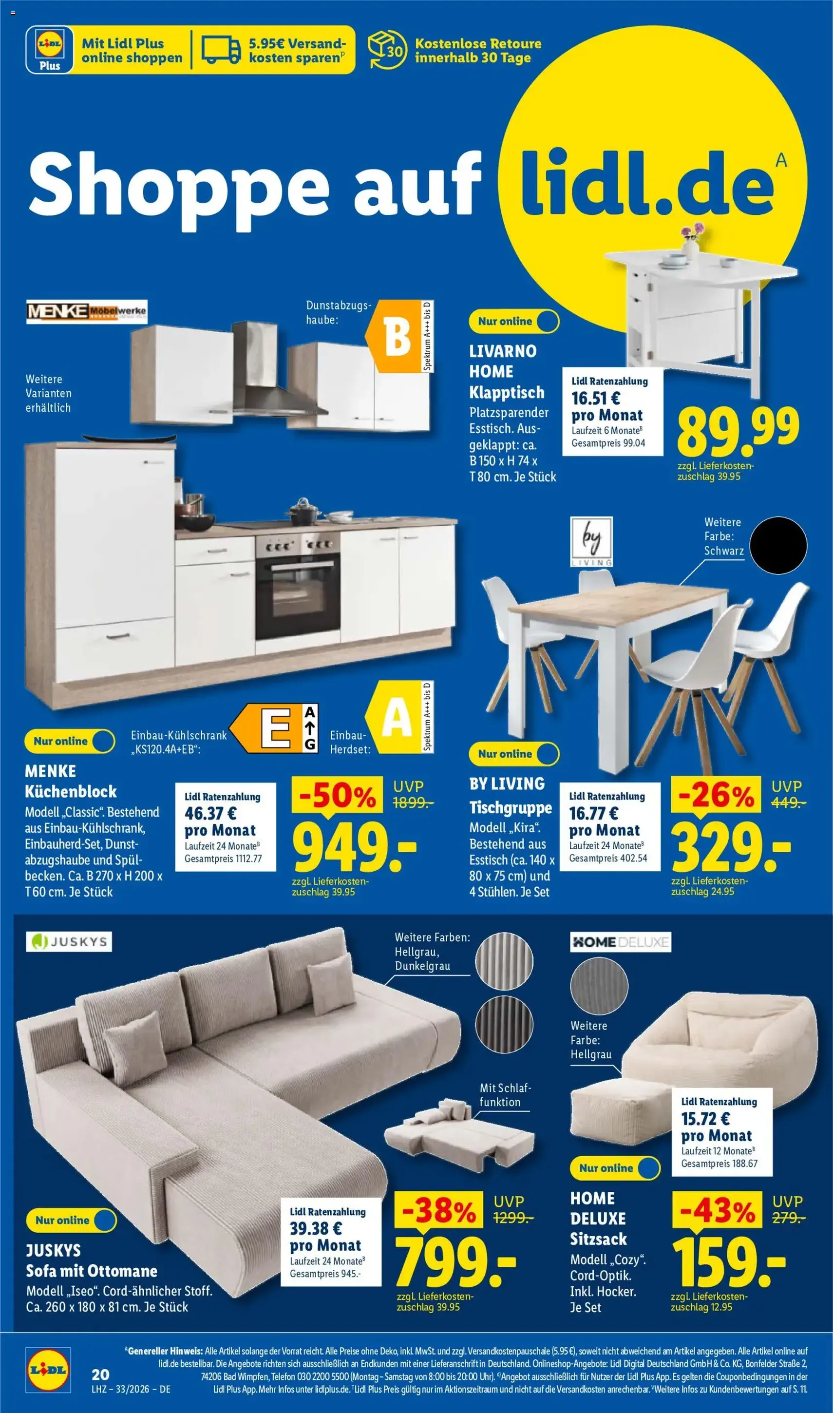 Lidl Prospekt - Gültiger Prospekt ab 10.08.2026, Seite 40 von insgesamt 73