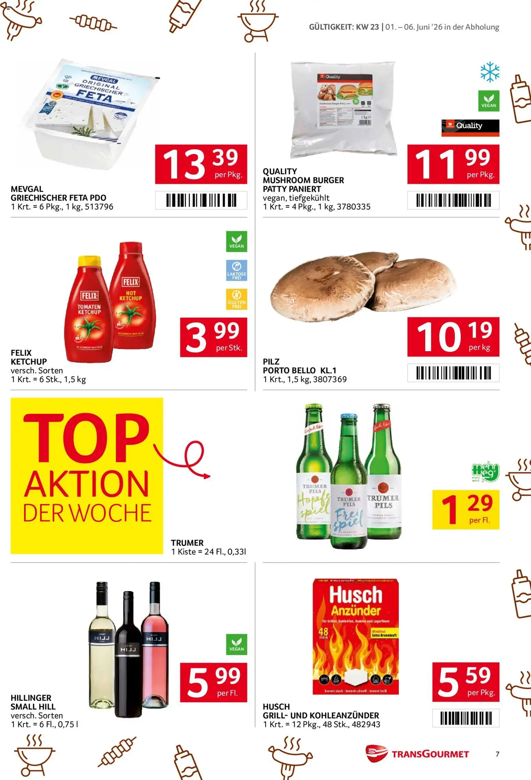 Transgourmet Flugblatt - Gültiger Prospekt ab 01.06.2026, Seite 7 von insgesamt 36