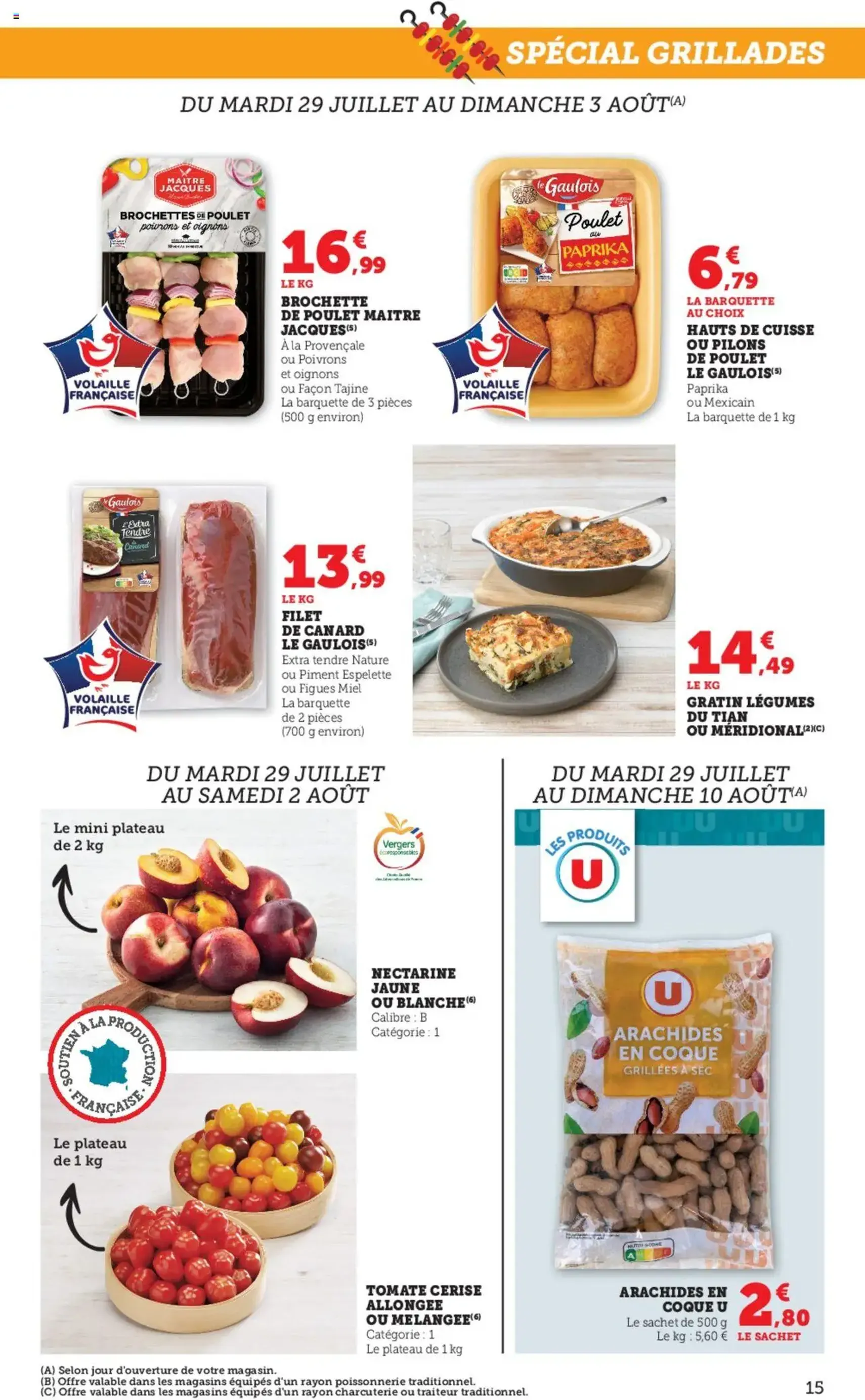 Super U catalogue - brochure valable à partir du 29/07/2025, page 15 sur 24 Super U catalogue - brochure valable à partir du 29/07/2025, page 15 sur 24