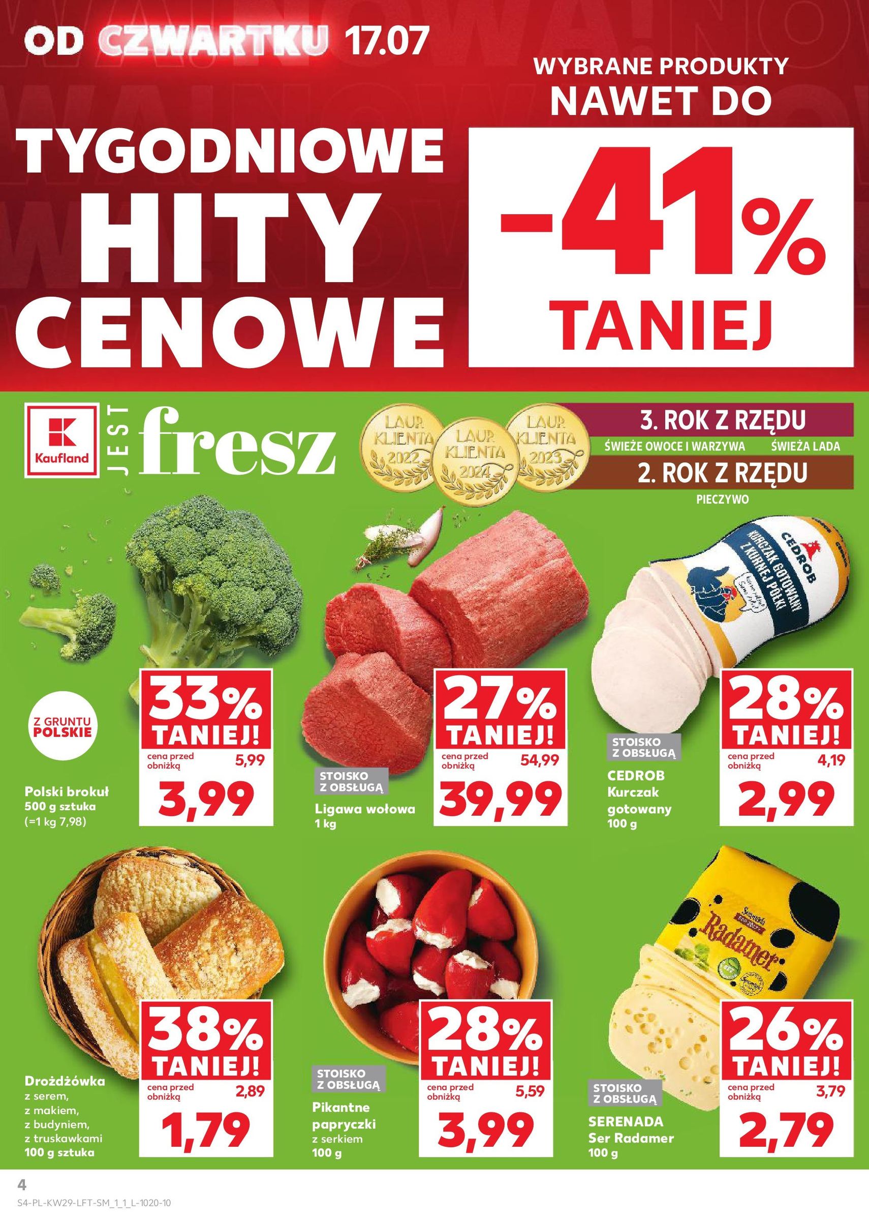 Kaufland gazetka - ważny gazetka od 17.07.2025 strona 4 z 53 Kaufland gazetka - ważny gazetka od 17.07.2025 strona 4 z 53