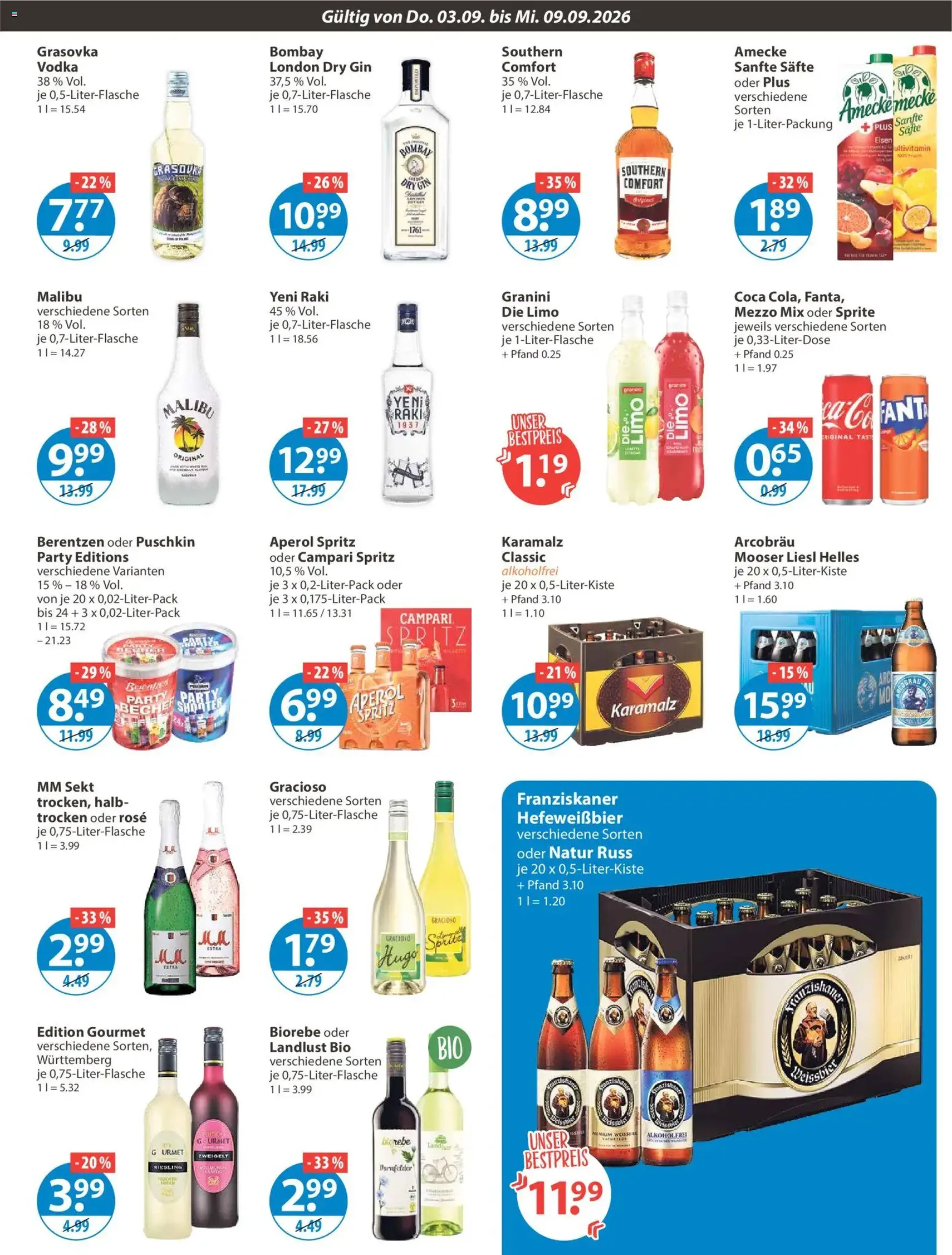 V-Markt Angebote - Gültiger Prospekt ab 03.09.2026, Seite 9 von insgesamt 30