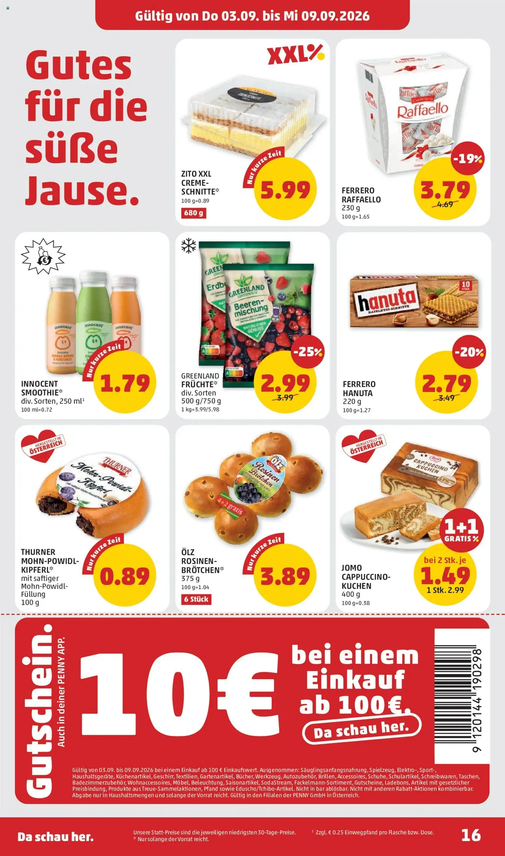 Penny Markt Flugblatt - Gültiger Prospekt ab 03.09.2026, Seite 16 von insgesamt 32