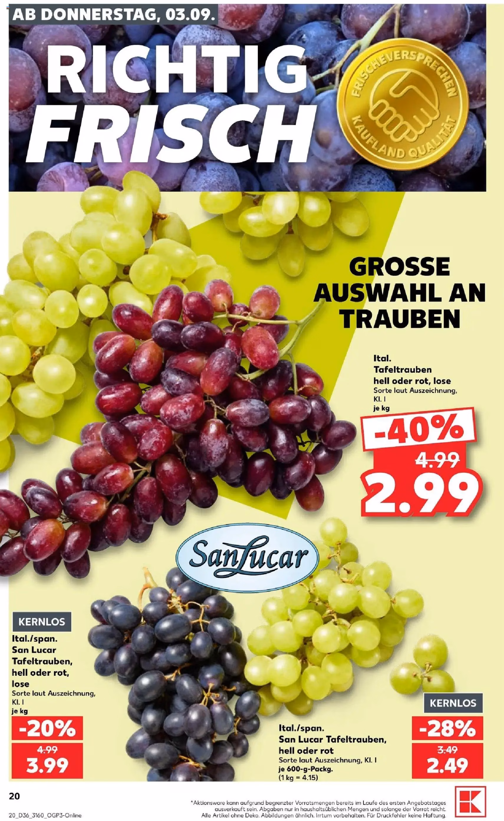 Kaufland Prospekt - Gültiger Prospekt ab 03.09.2026, Seite 22 von insgesamt 62