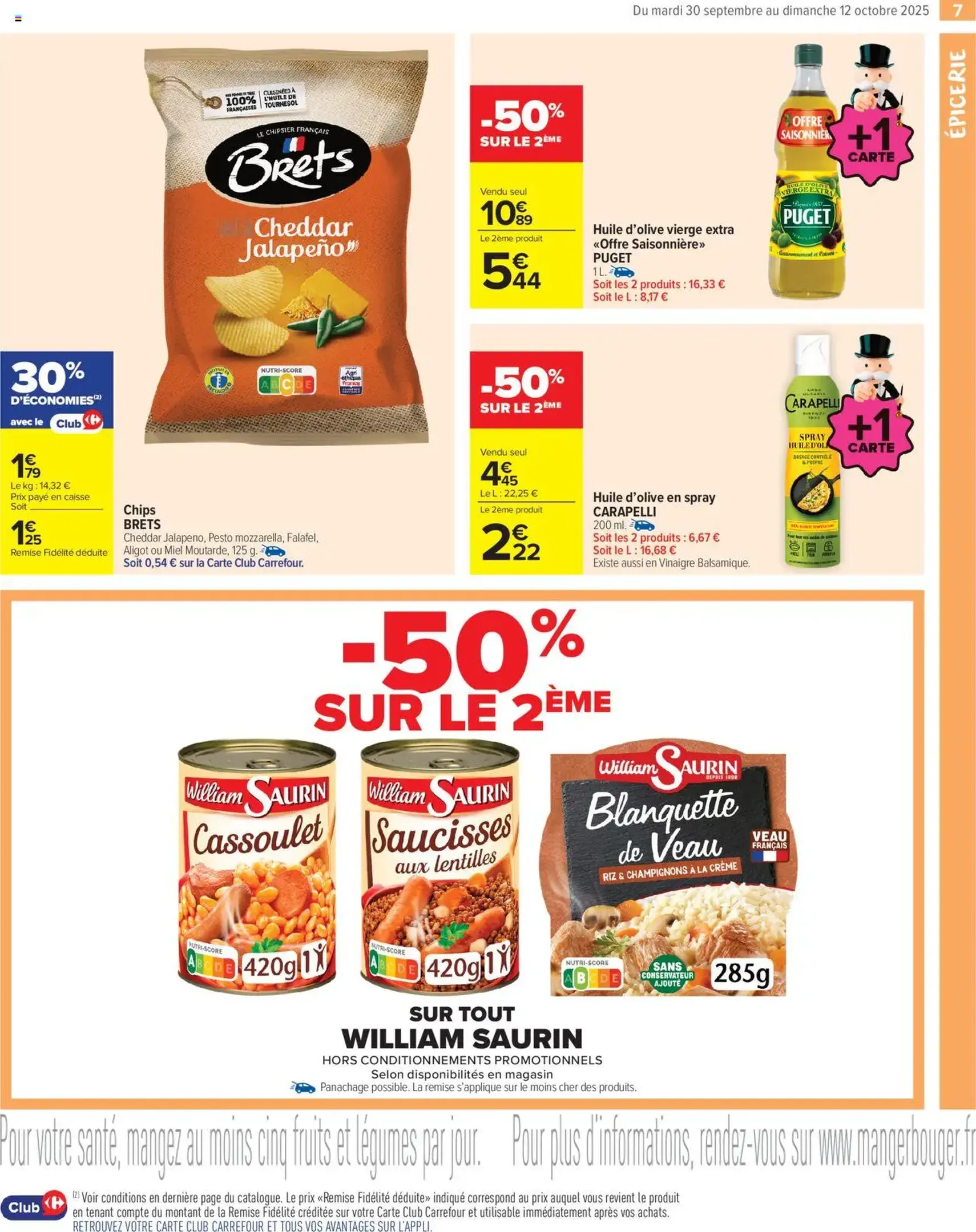 Carrefour Market catalogue semaine 40 - brochure valable à partir du 30/09/2025, page 9 sur 16