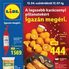 Lidl Akciós újság - szórólap előnézete érvényes 2025.12.04. -tól