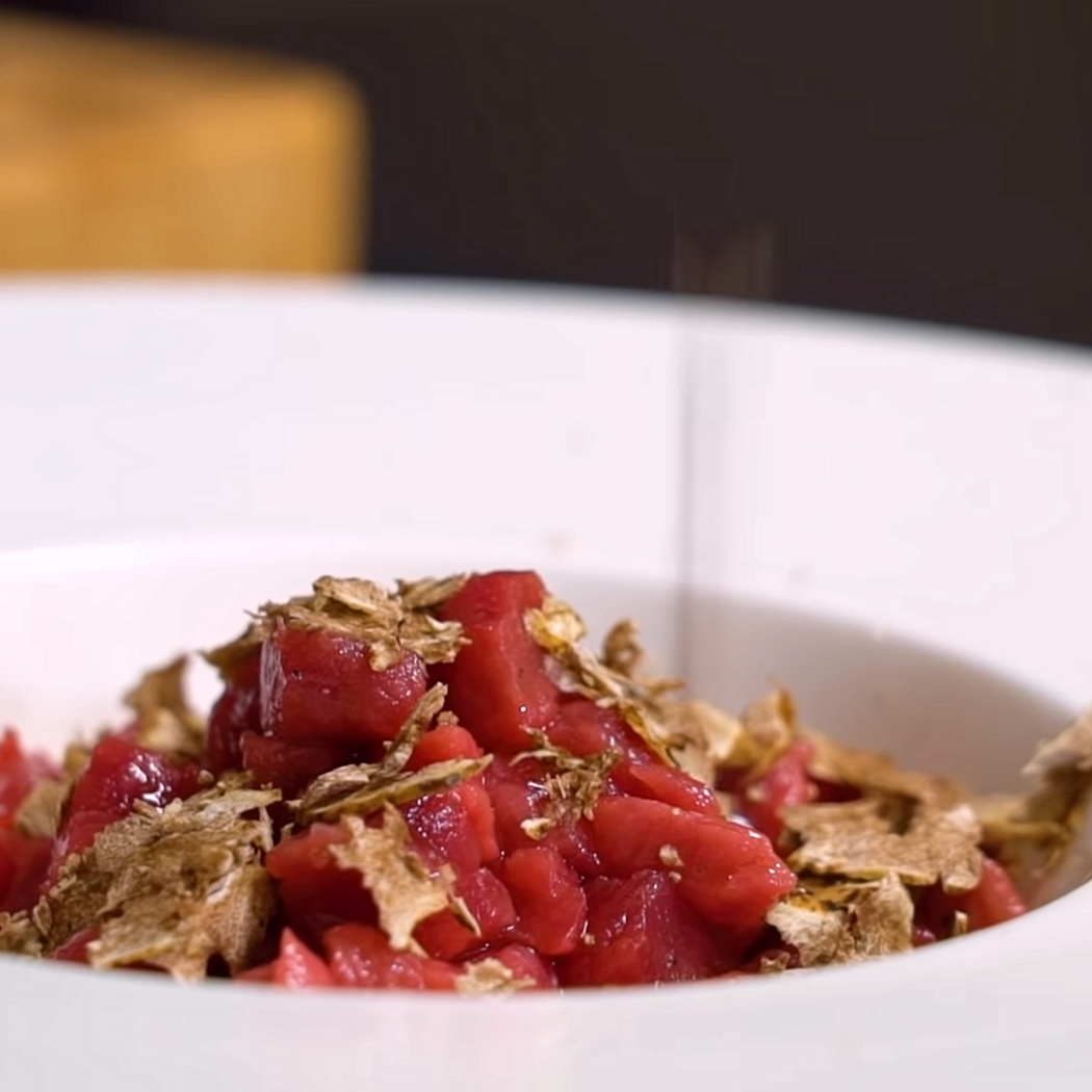 Carpaccio di carne all'Albese