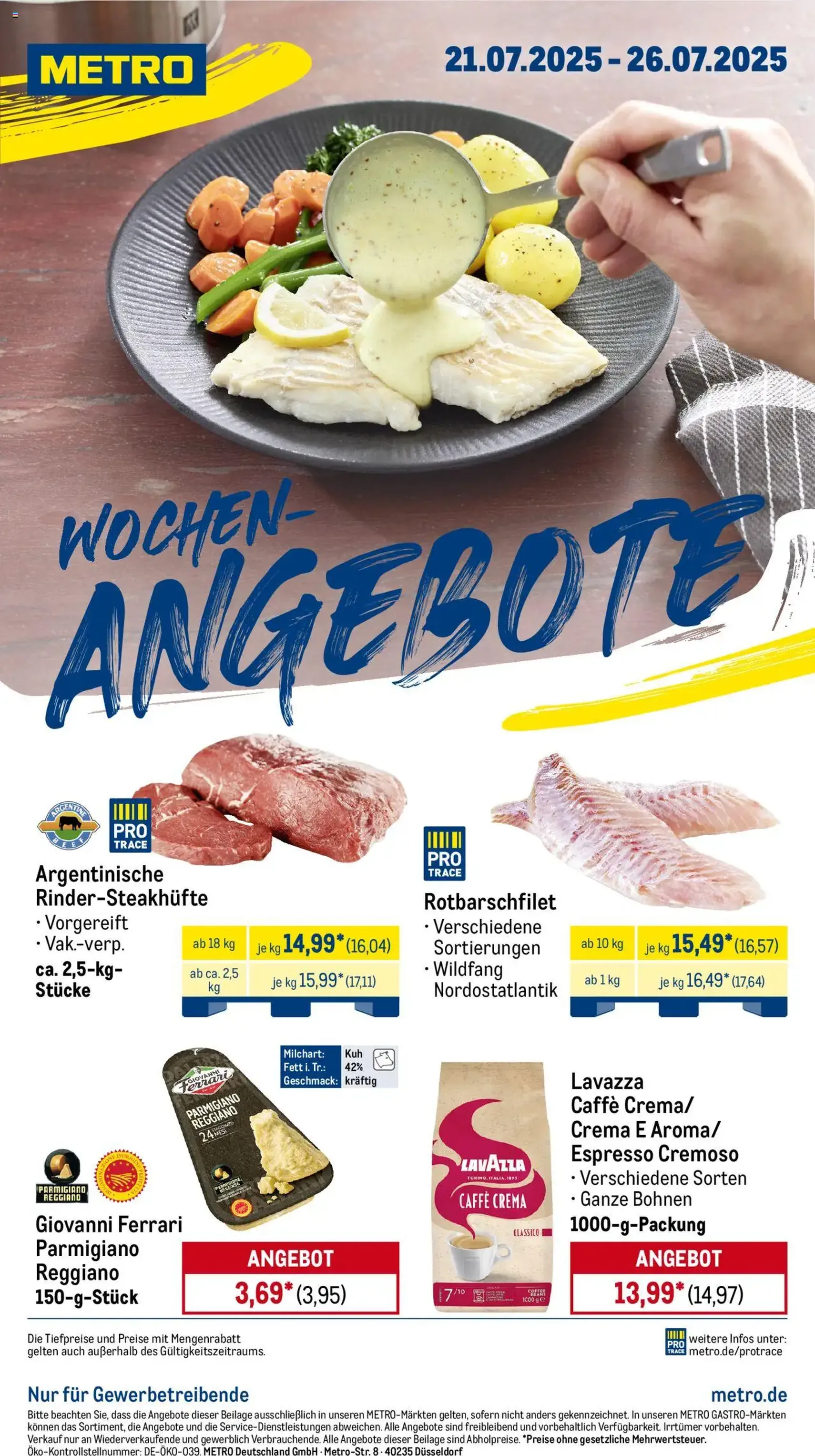 Metro Prospekt - Gültiger Prospekt ab 21.07.2025, Seite 1 von insgesamt 24