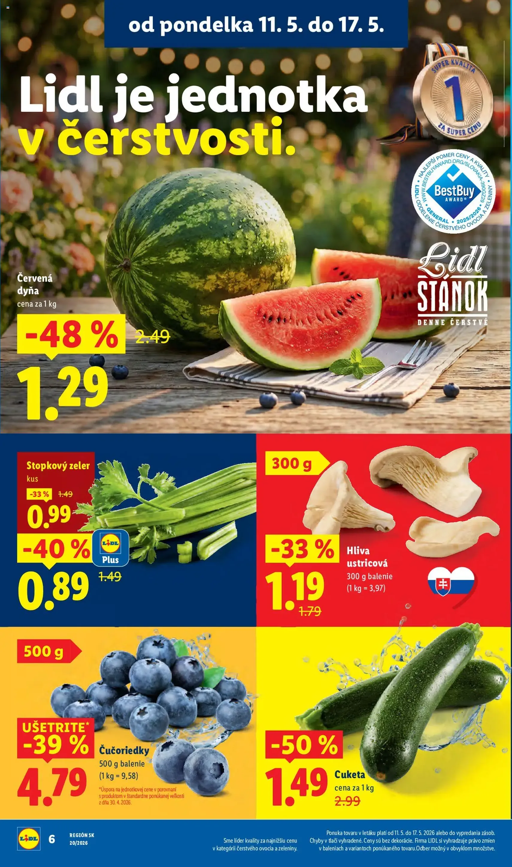 Lidl leták - platný leták od 11.05.2026 strana 6 z 87