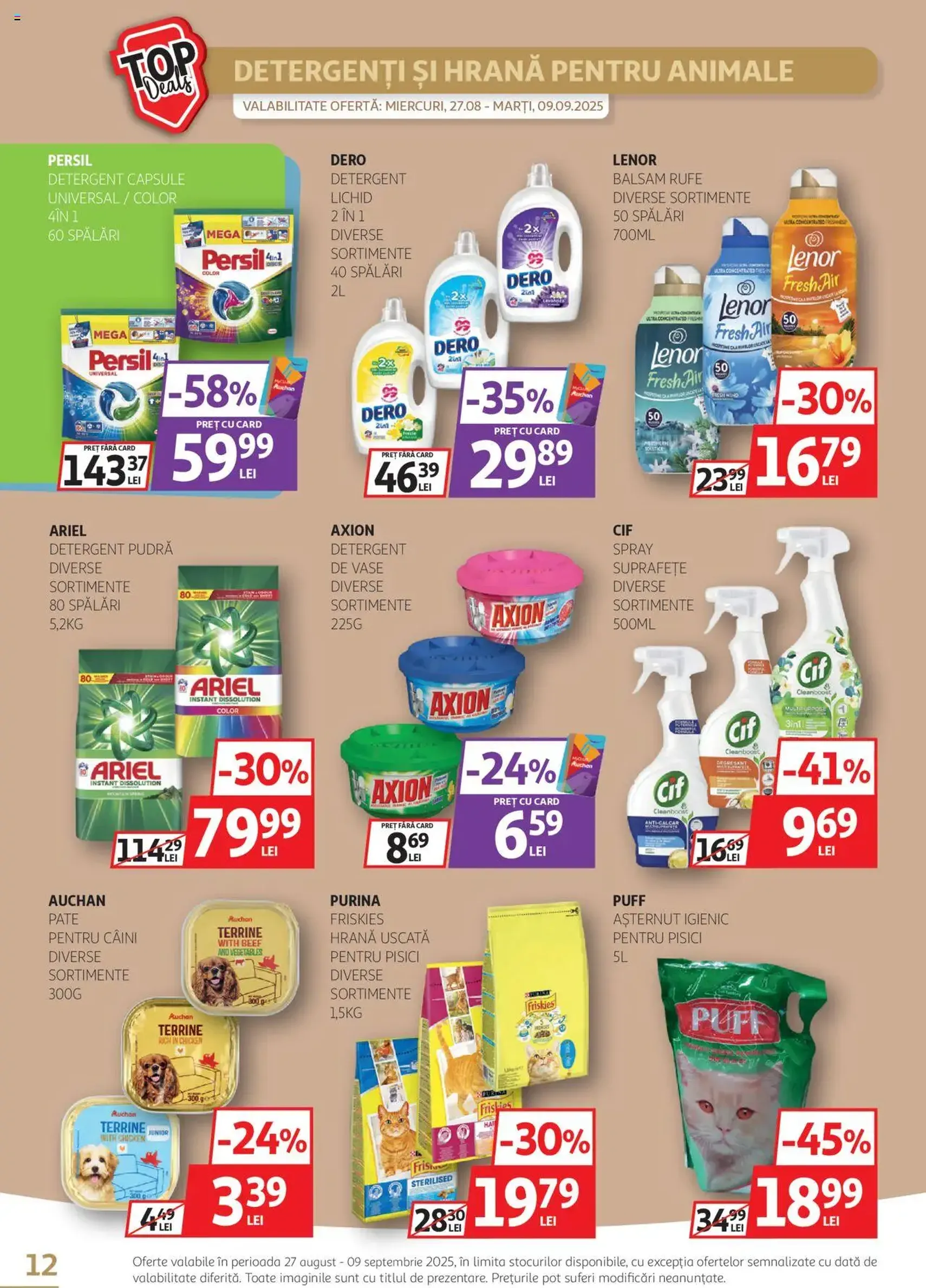 Catalog Auchan - cataloage valabile începând cu 27.08.2025 pagina 12 din 28 Catalog Auchan - cataloage valabile începând cu 27.08.2025 pagina 12 din 28