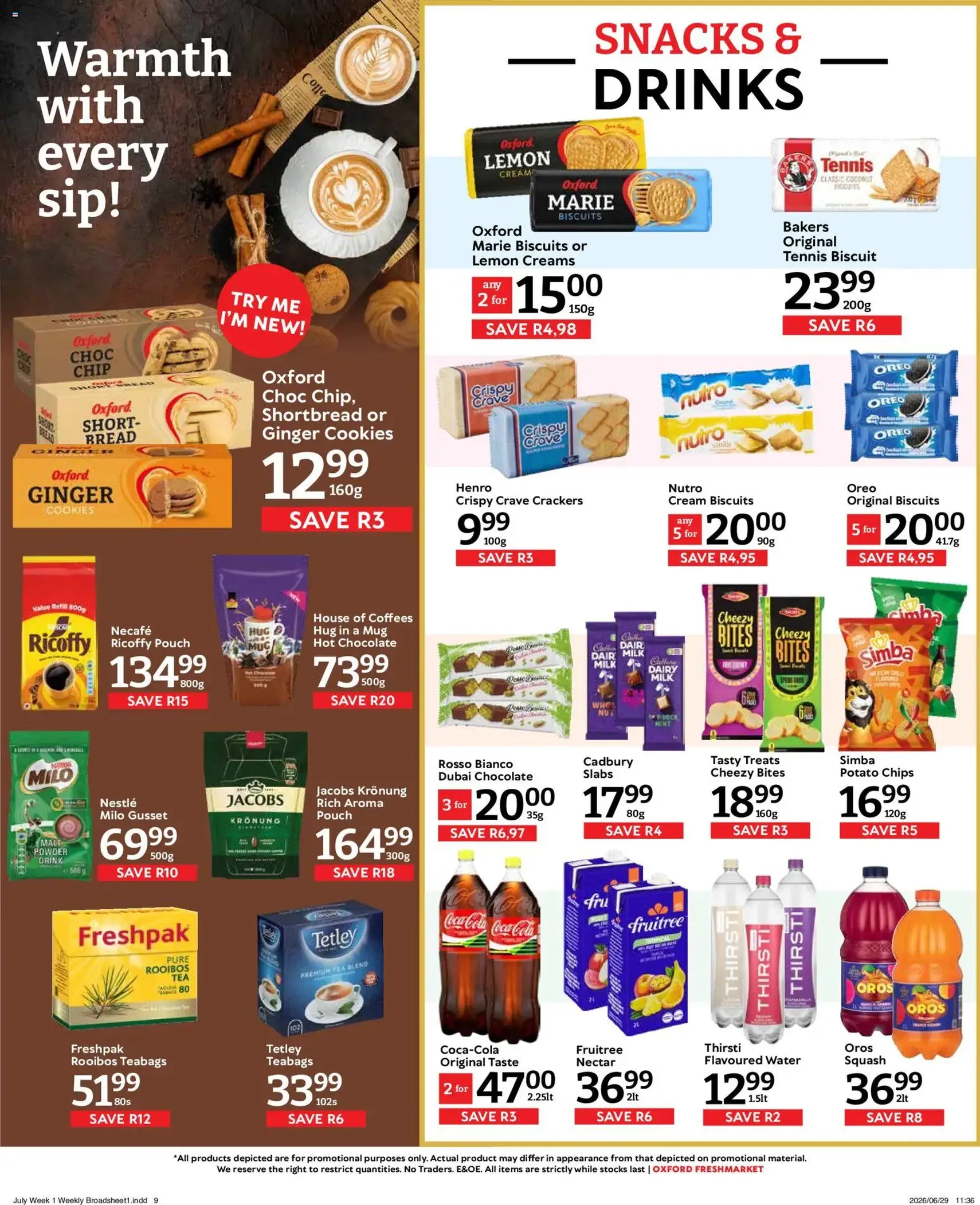 Oxford Freshmarket Specials - valid flyer from 01/07/2026, page 9 of 16