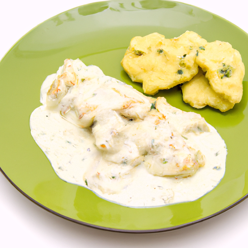 Pollo in salsa di panna