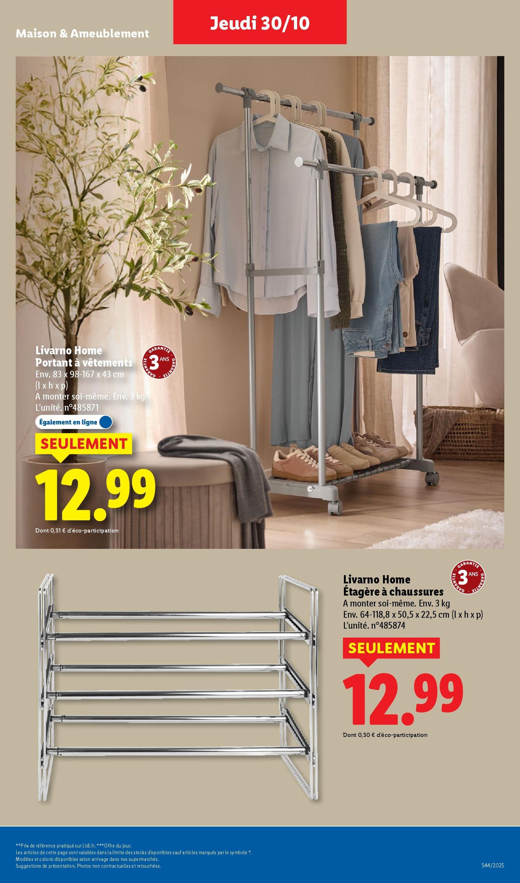 LIDL catalogue semaine 44 - brochure valable à partir du 30/10/2025, page 47 sur 82