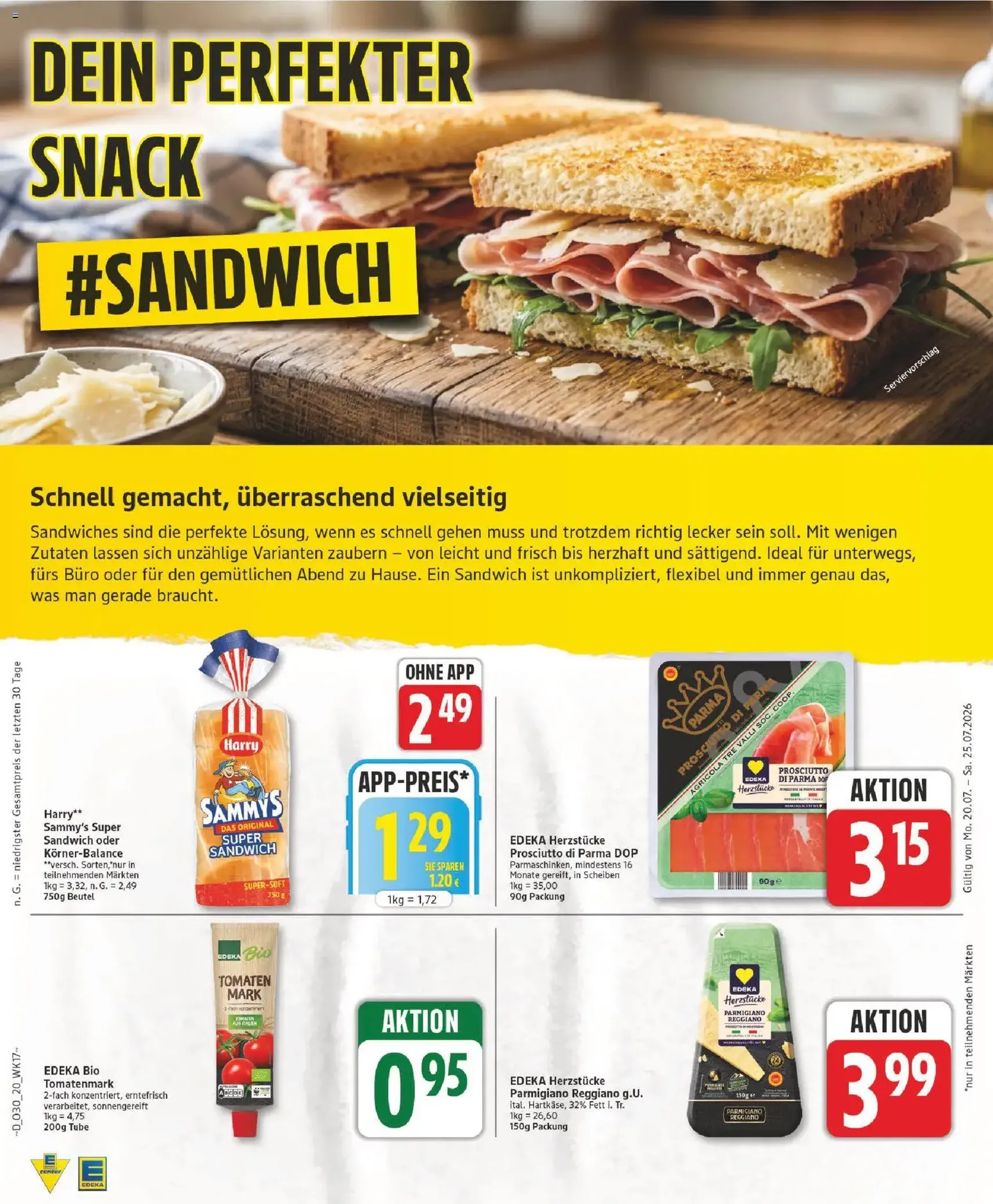 Edeka Prospekt - Gültiger Prospekt ab 20.07.2026, Seite 20 von insgesamt 28