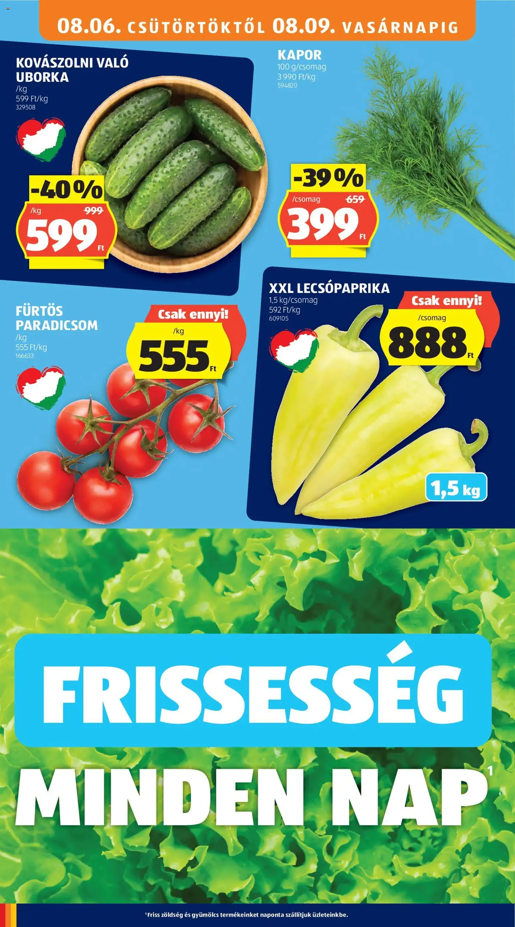 Aldi akciós újság - 2026.08.06. érvényes szórólap 10 oldal 50 oldalból