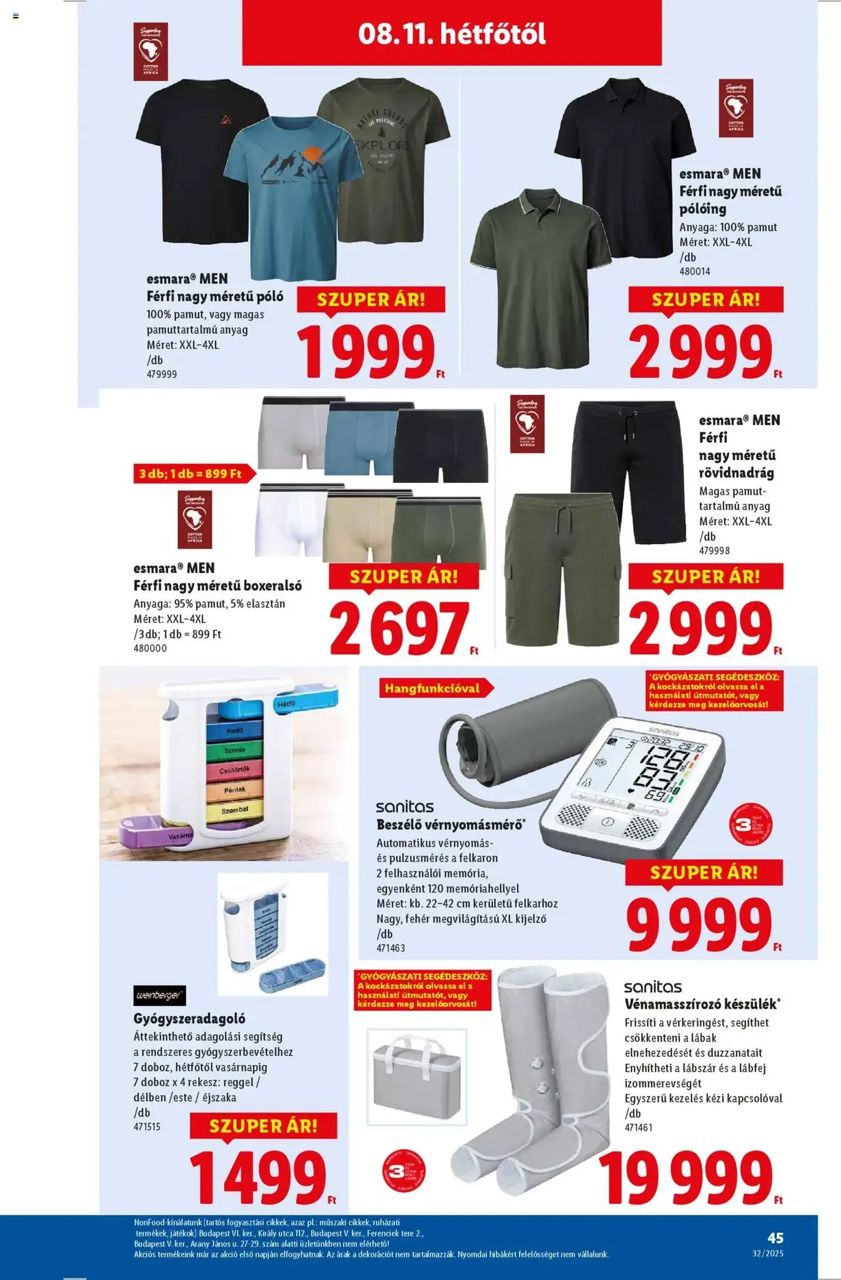Lidl Akciós újság - 2025.08.07. érvényes szórólap 45 oldal 66 oldalból Lidl Akciós újság - 2025.08.07. érvényes szórólap 45 oldal 66 oldalból