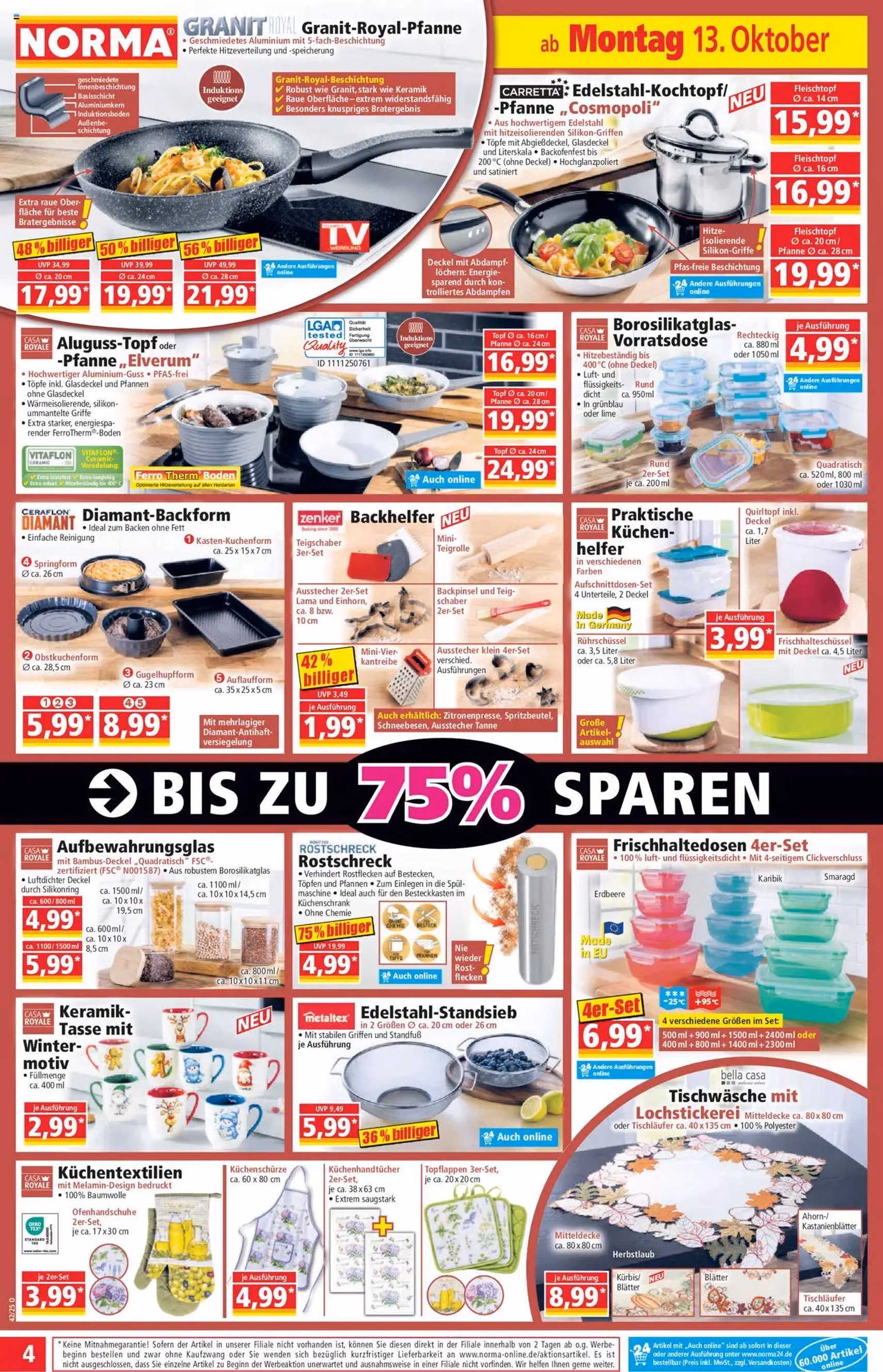 Norma Prospekt - Gültiger Prospekt ab 13.10.2025, Seite 4 von insgesamt 16