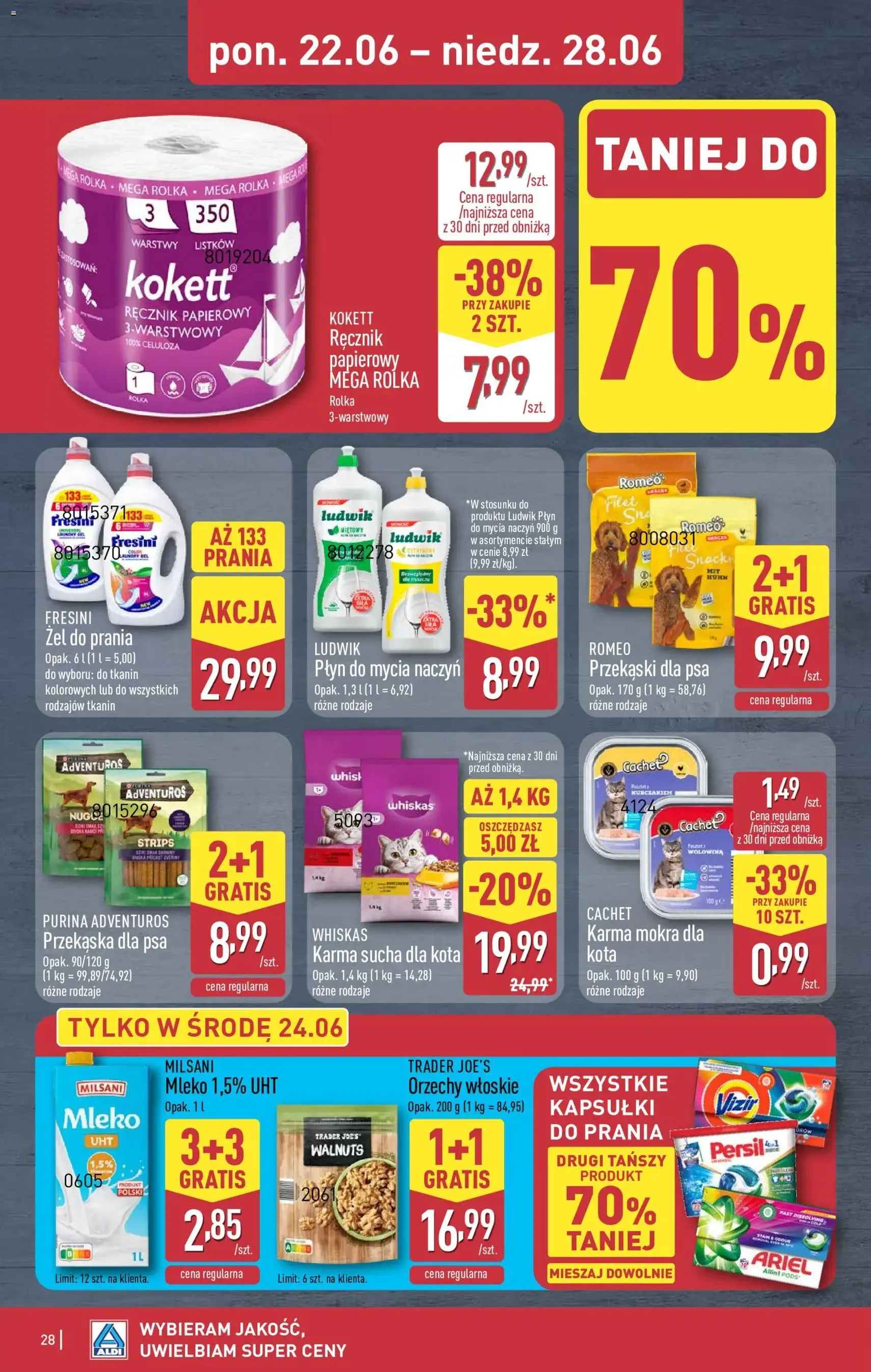 Aldi gazetka - ważny gazetka od 22.06.2026 strona 28 z 51