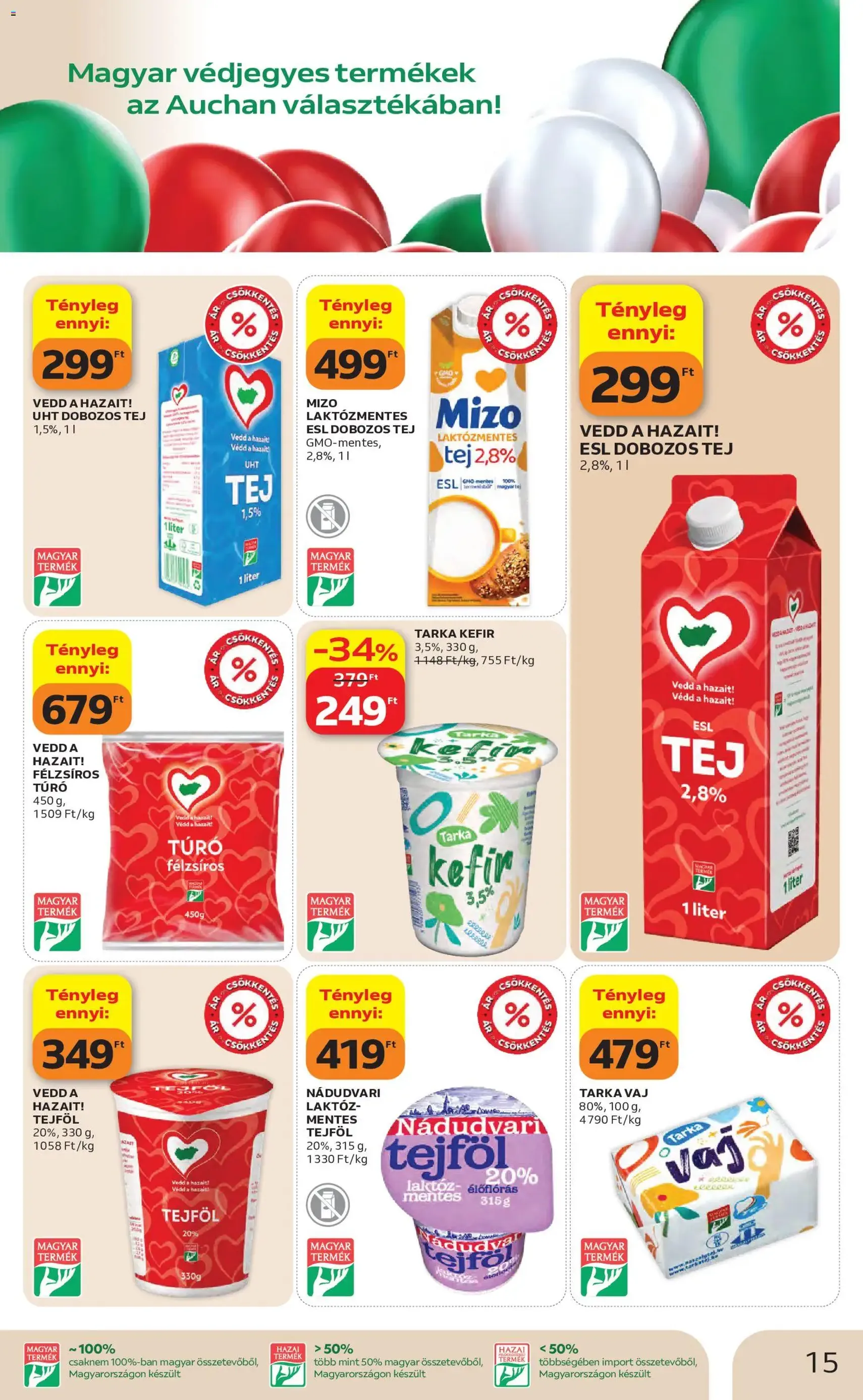 Auchan akciós újság - 2026.05.07. érvényes szórólap 15 oldal 60 oldalból